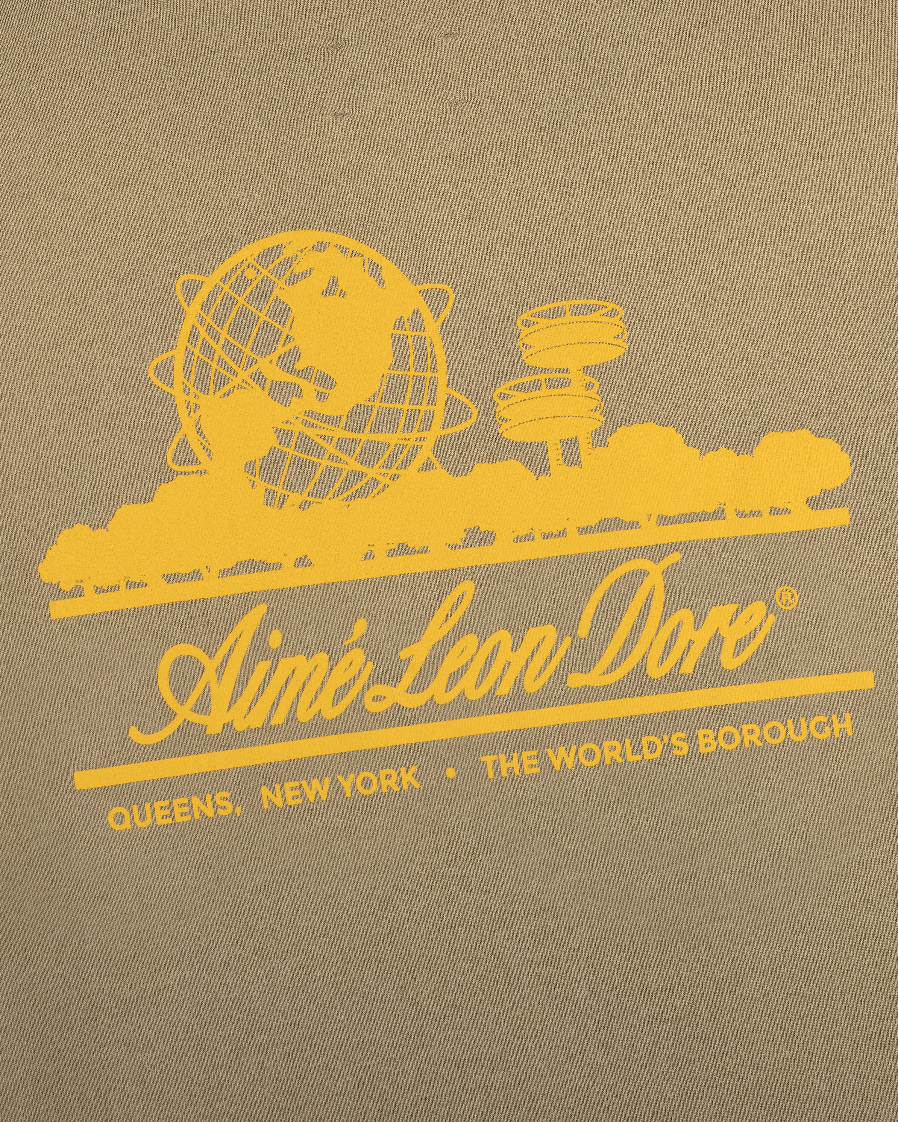 aim-leon-dore-sun-faded-unisphere-tee-t-shirt-taupe-aus-baumwolle image 5