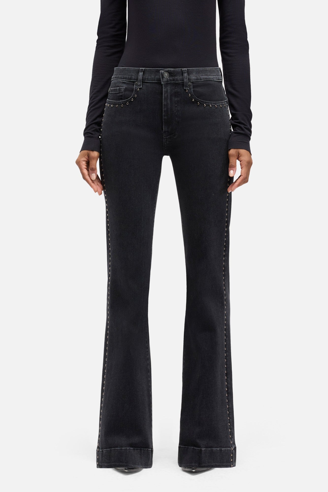 7-for-all-mankind-tailorless-dojo-jeans-slim-illusion-escape-damen-schwarz image 3
