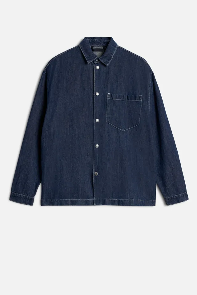 7-for-all-mankind-overshirt-indigo-linen-nocturnal-herren image 1