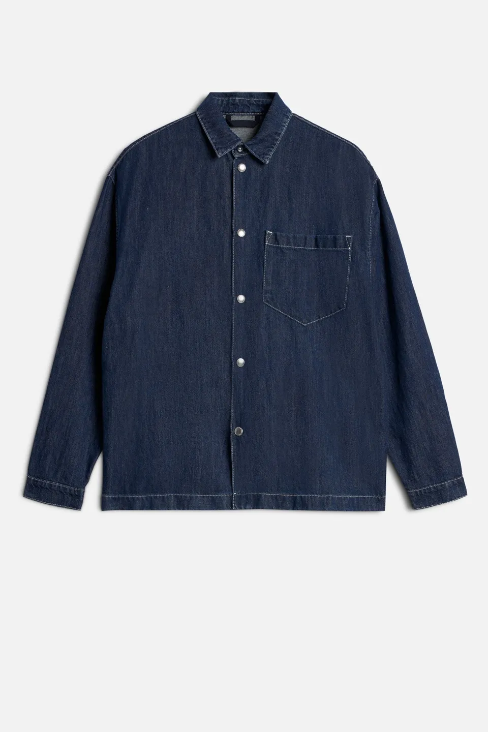 7-for-all-mankind-overshirt-indigo-linen-nocturnal-herren image 1