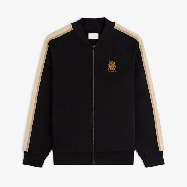 aim-leon-dore-saint-george-track-jacket-schwarz-baumwolle image 1