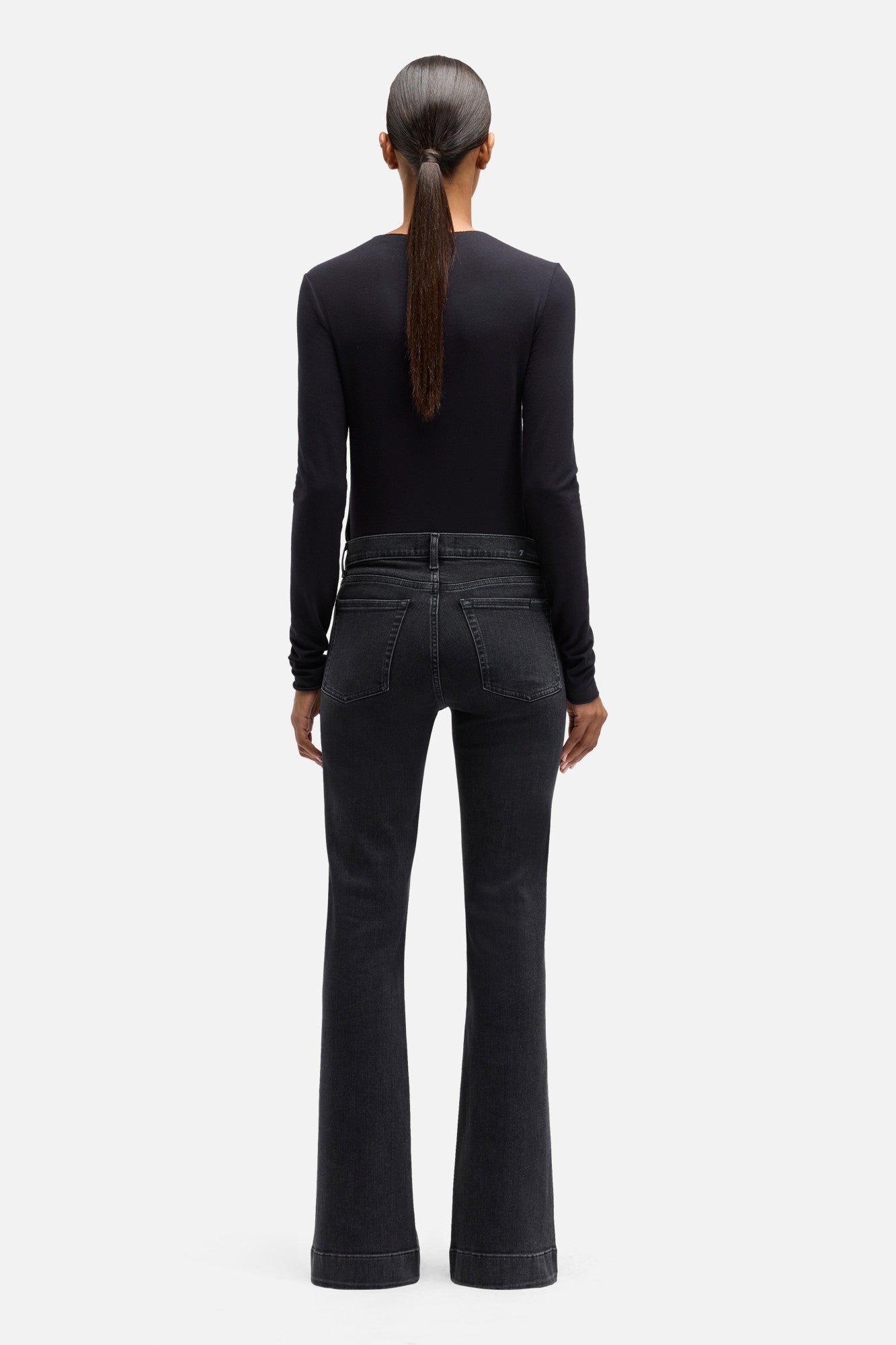 7-for-all-mankind-tailorless-dojo-jeans-slim-illusion-escape-damen-schwarz image 5