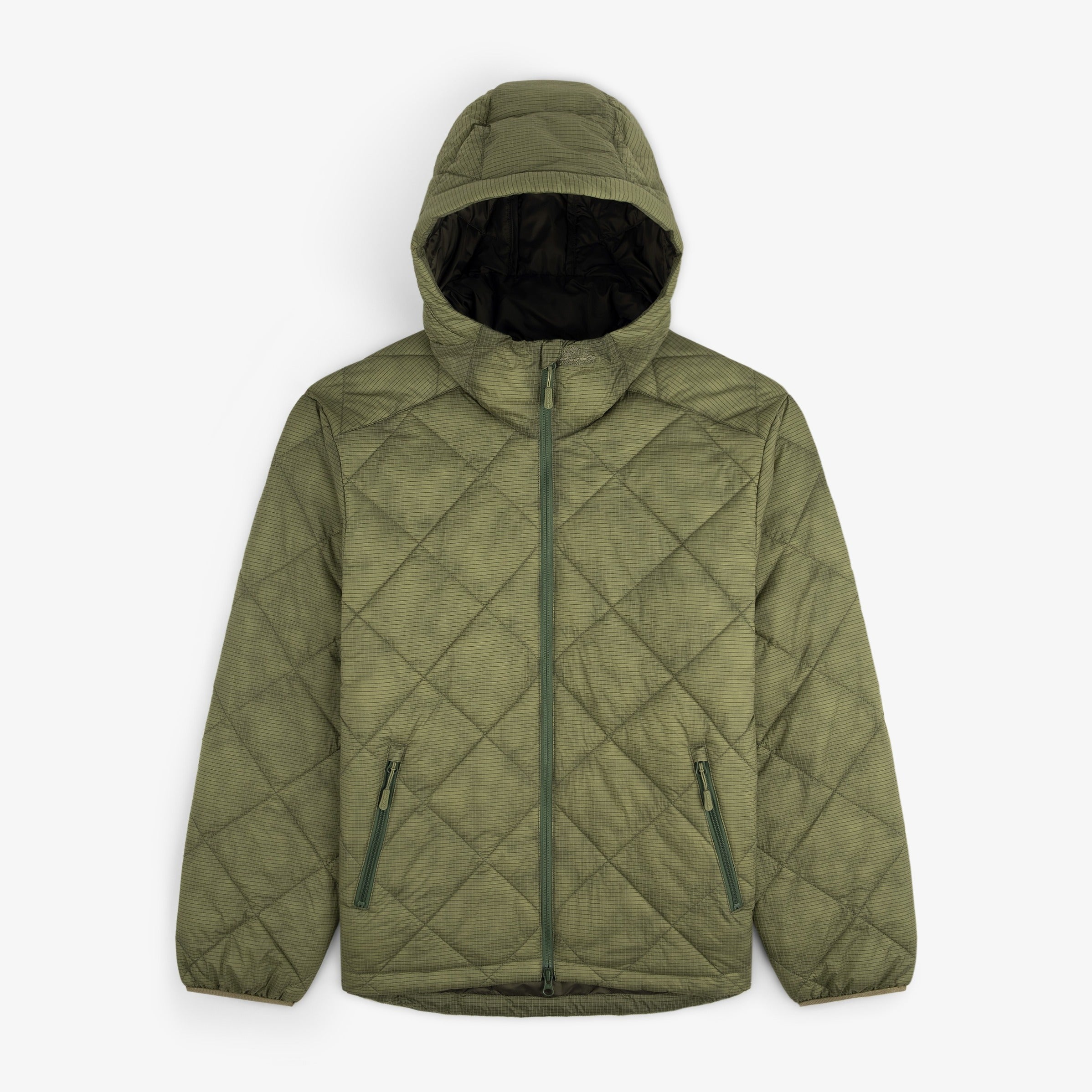 aim-leon-dore-nylon-quilted-unisphere-jacket-olive-steppjacke image 1