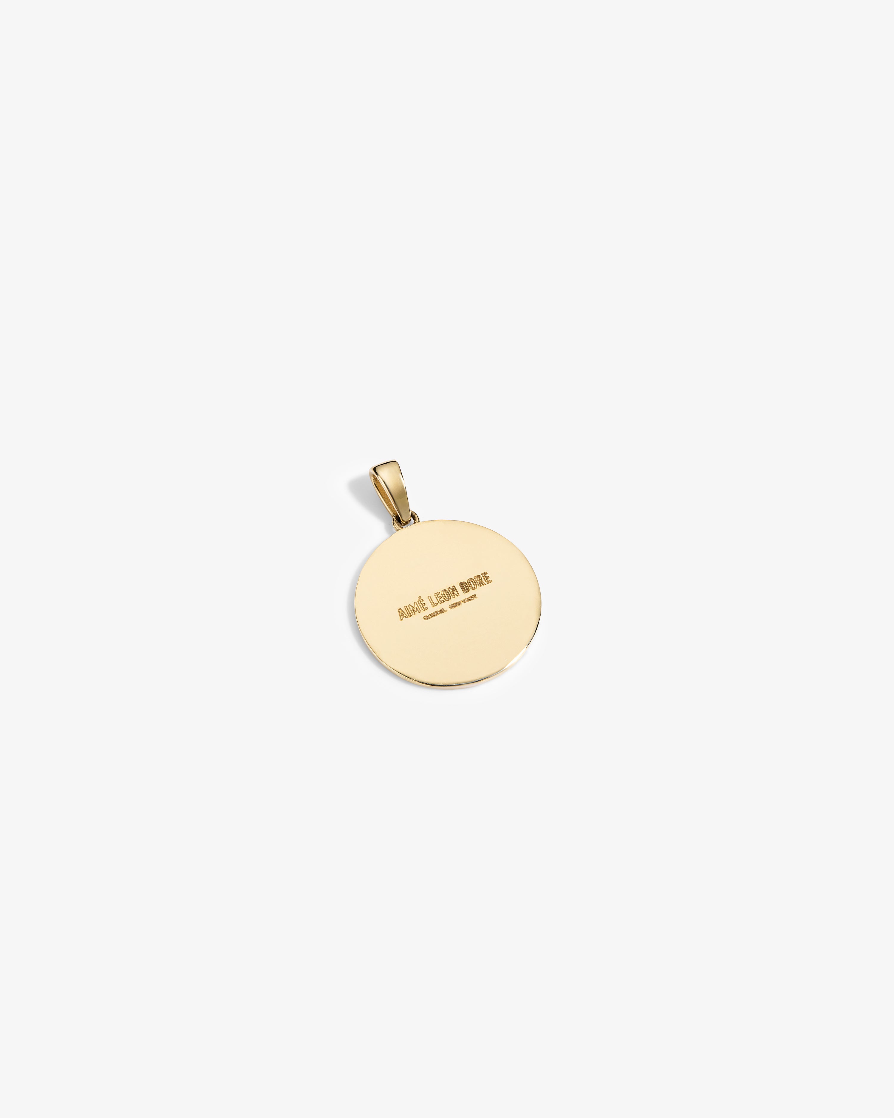 aim-leon-dore-14kt-gold-saint-george-coin-anh-nger image 3
