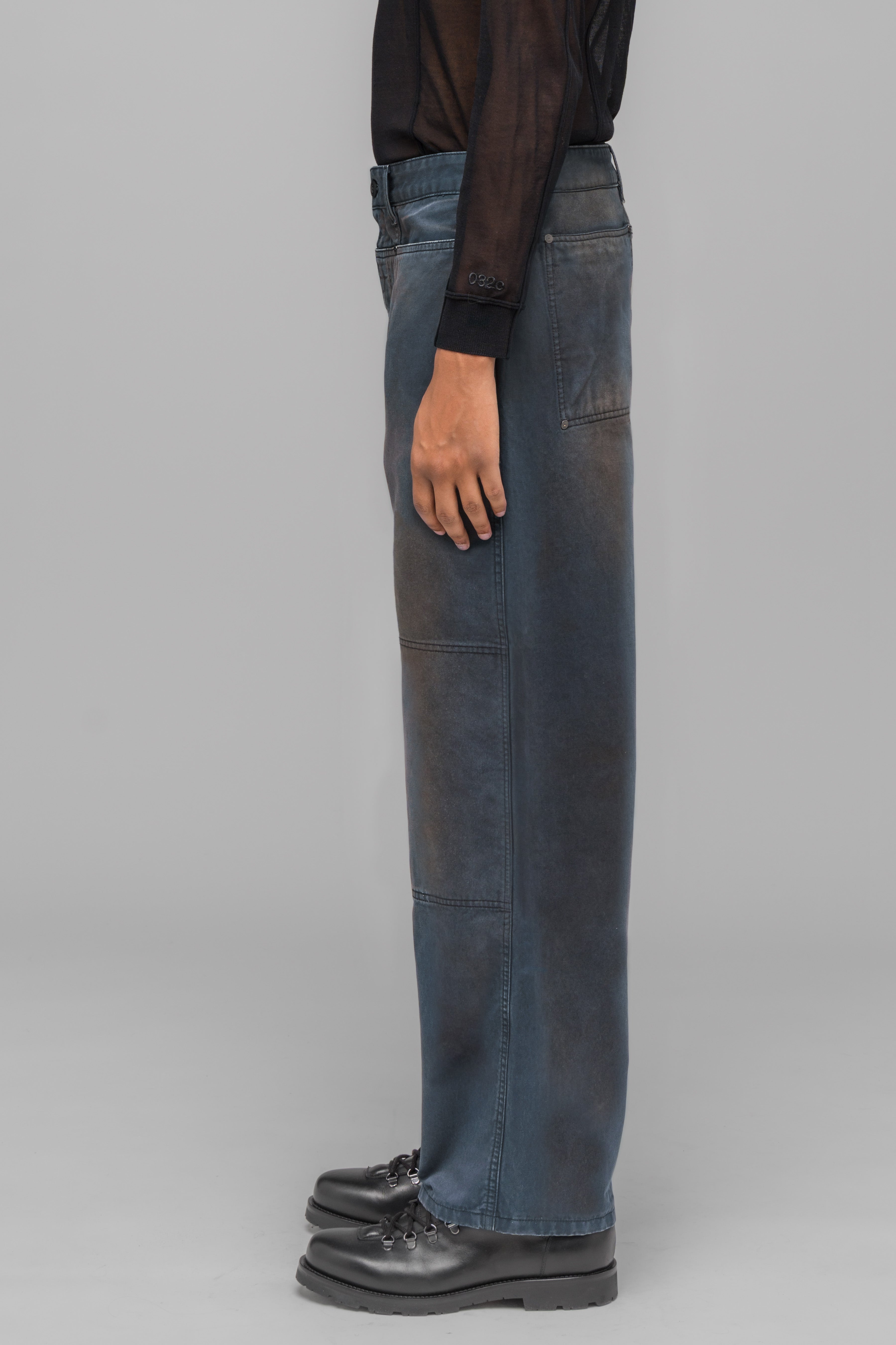 032c-workwear-pants-5-pocket-hose-mit-stone-wash-und-logo-stick image 3