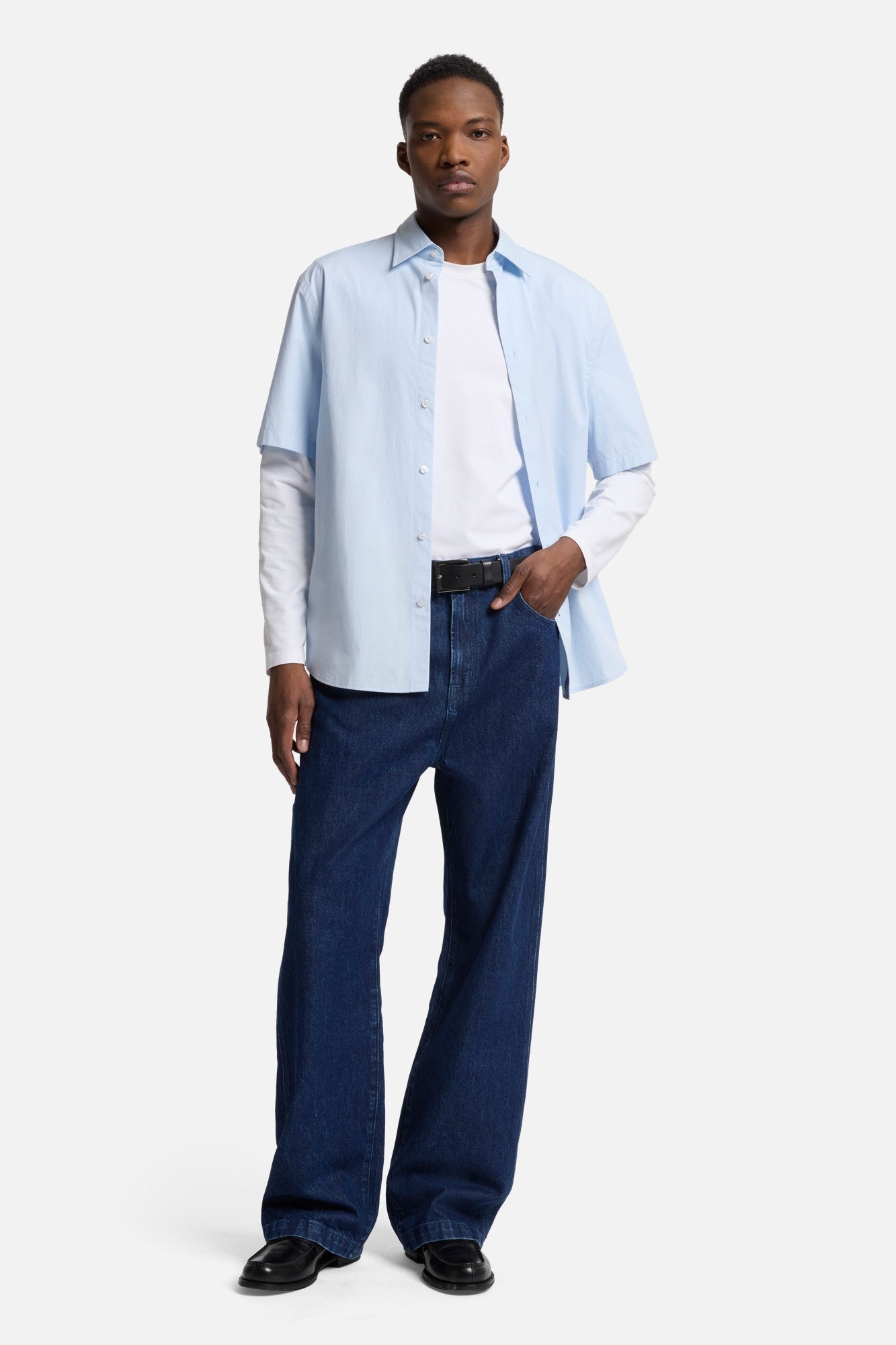 7-for-all-mankind-kurzarm-popeline-hemd-sky-blue-herren image 2