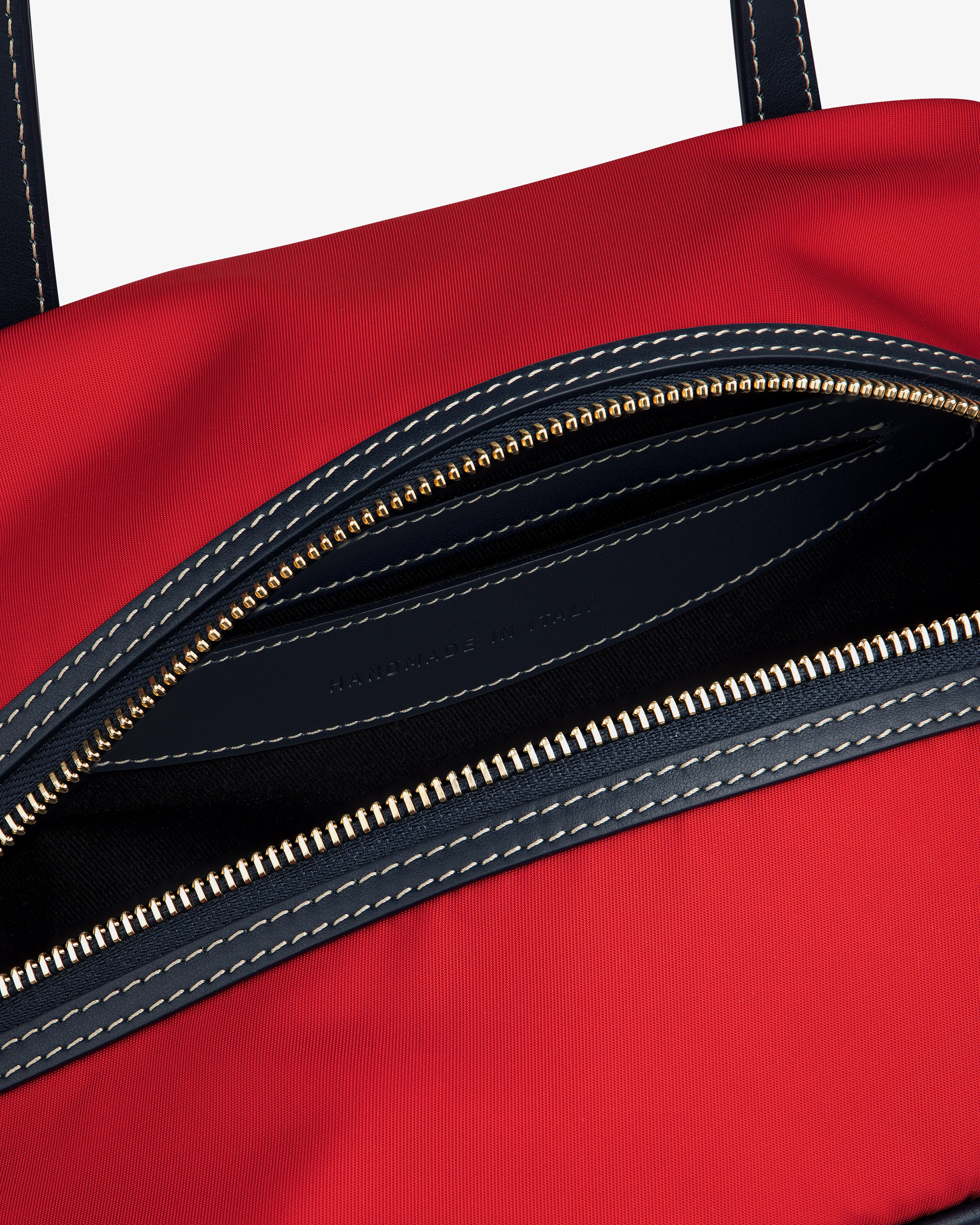 aim-leon-dore-mini-duffle-shoulder-bag-rot-navy-nylon-leder image 8