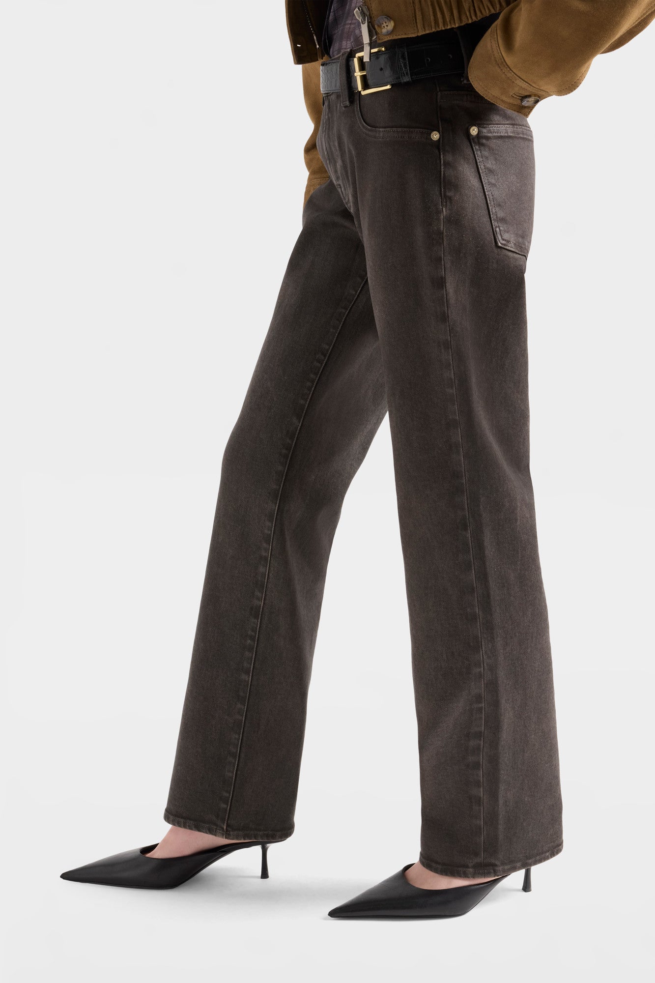 7-for-all-mankind-calie-straight-jeans-coated-denim-brown-damen image 6