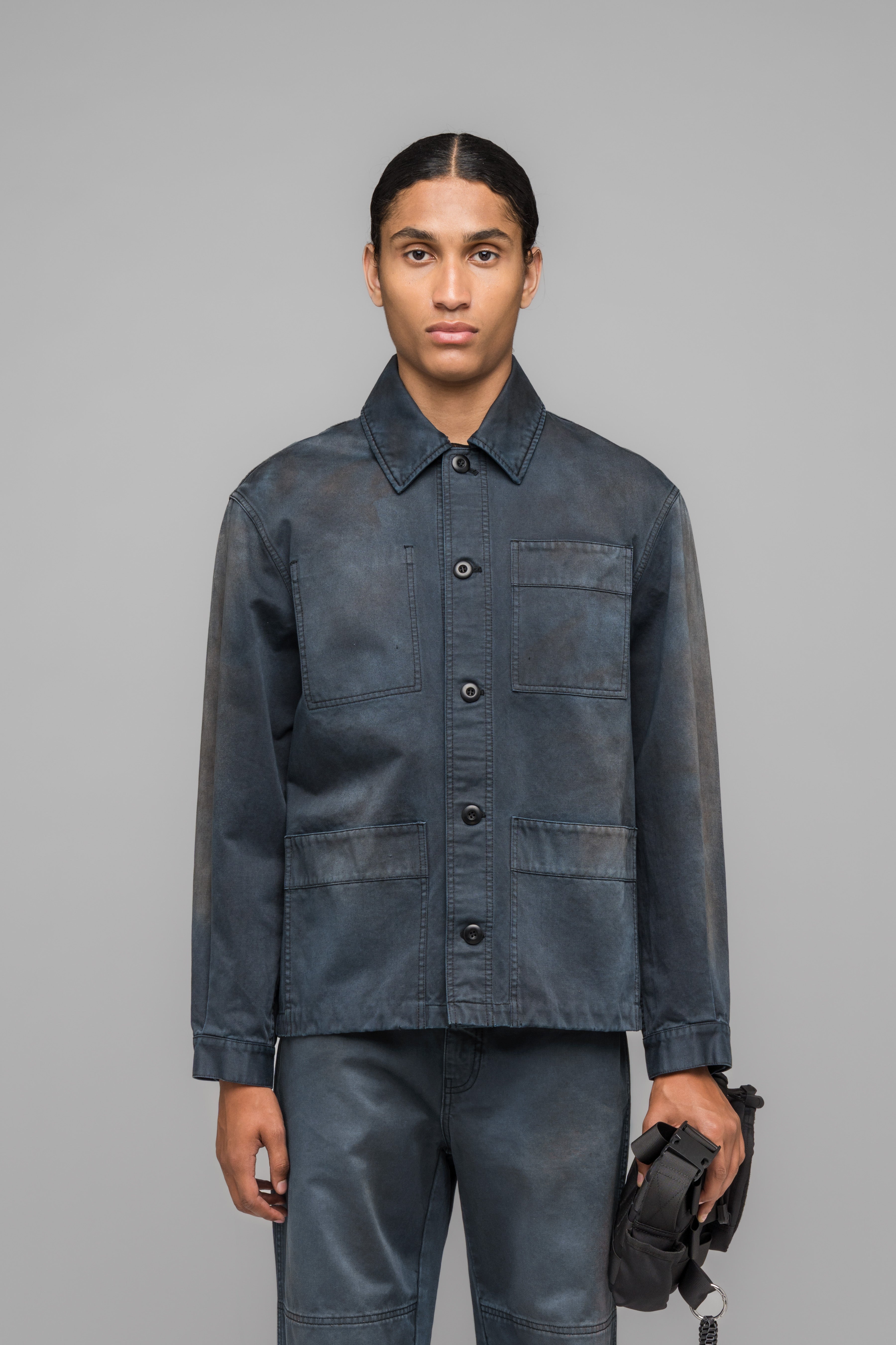 032c-workwear-jacket-stone-wash-mit-klappentaschen image 2