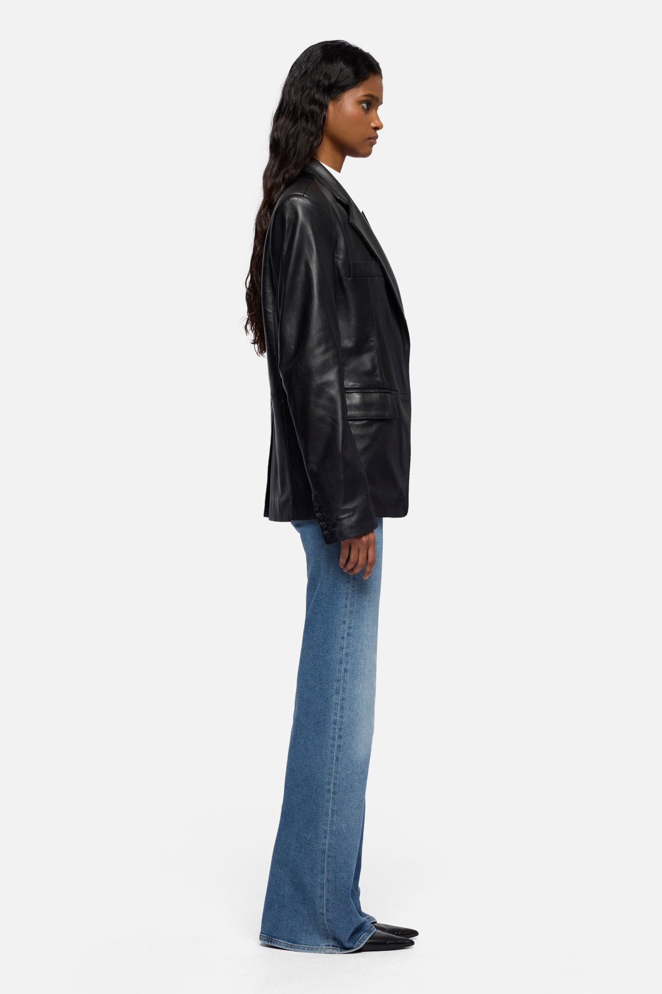 7-for-all-mankind-italian-leather-blazer-in-black image 6