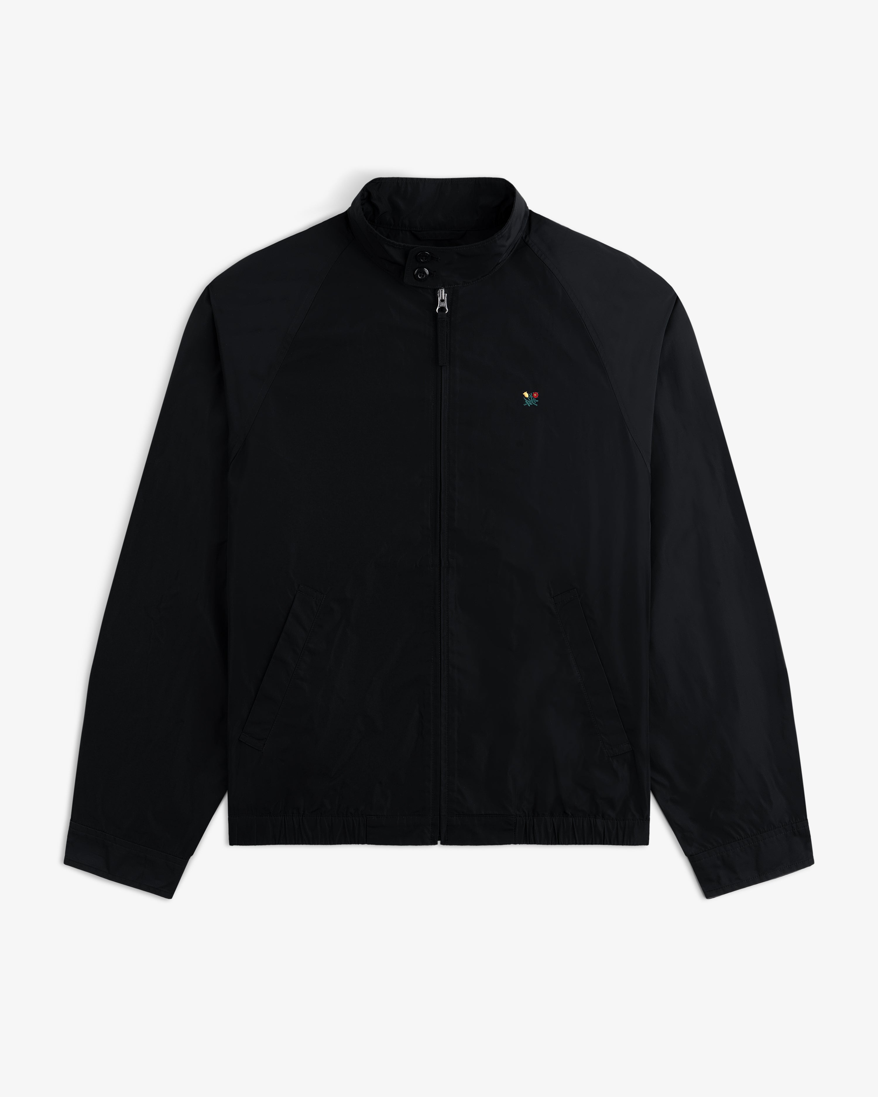 aim-leon-dore-crest-nylon-windbreaker-schwarz image 3