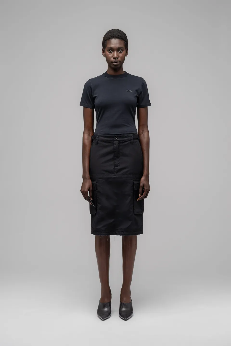 032c-realist-cargo-skirt-bleistift-rock-damen image 1