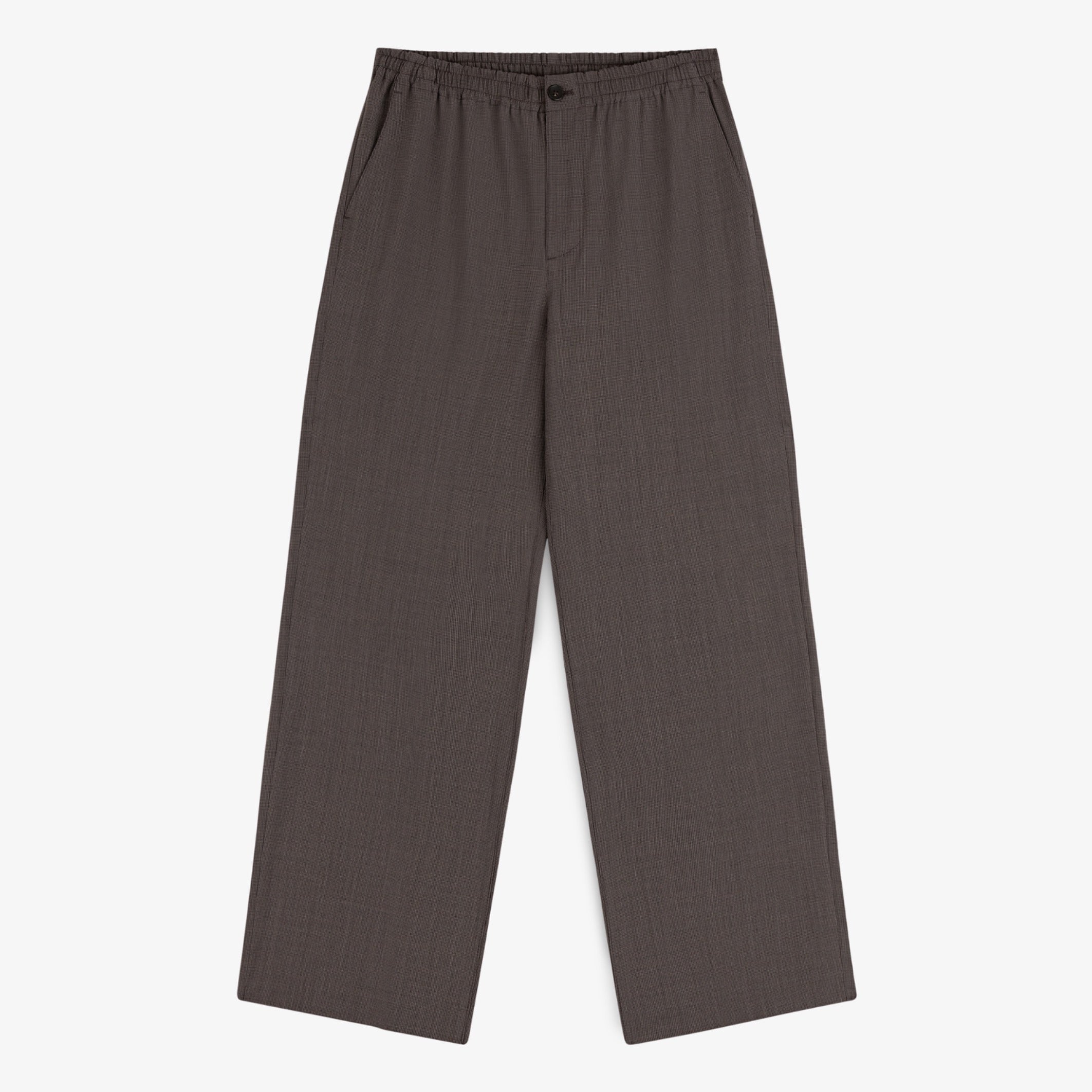 aim-leon-dore-houndstooth-hose-wollmix-hose-braun-schwarz-straight image 1