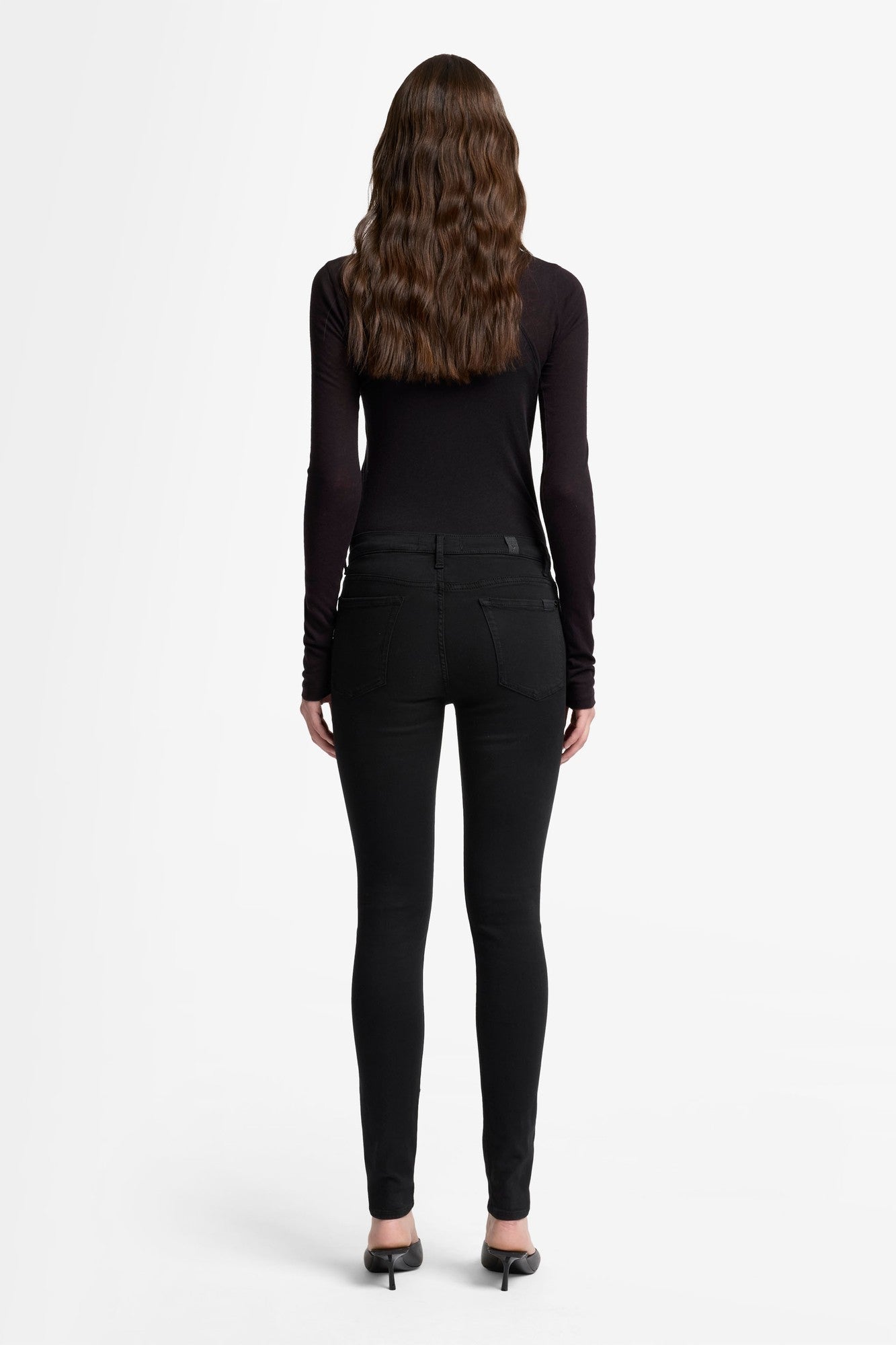 7-for-all-mankind-the-skinny-high-waist-jeans-slim-illusion-rinsed-black image 5
