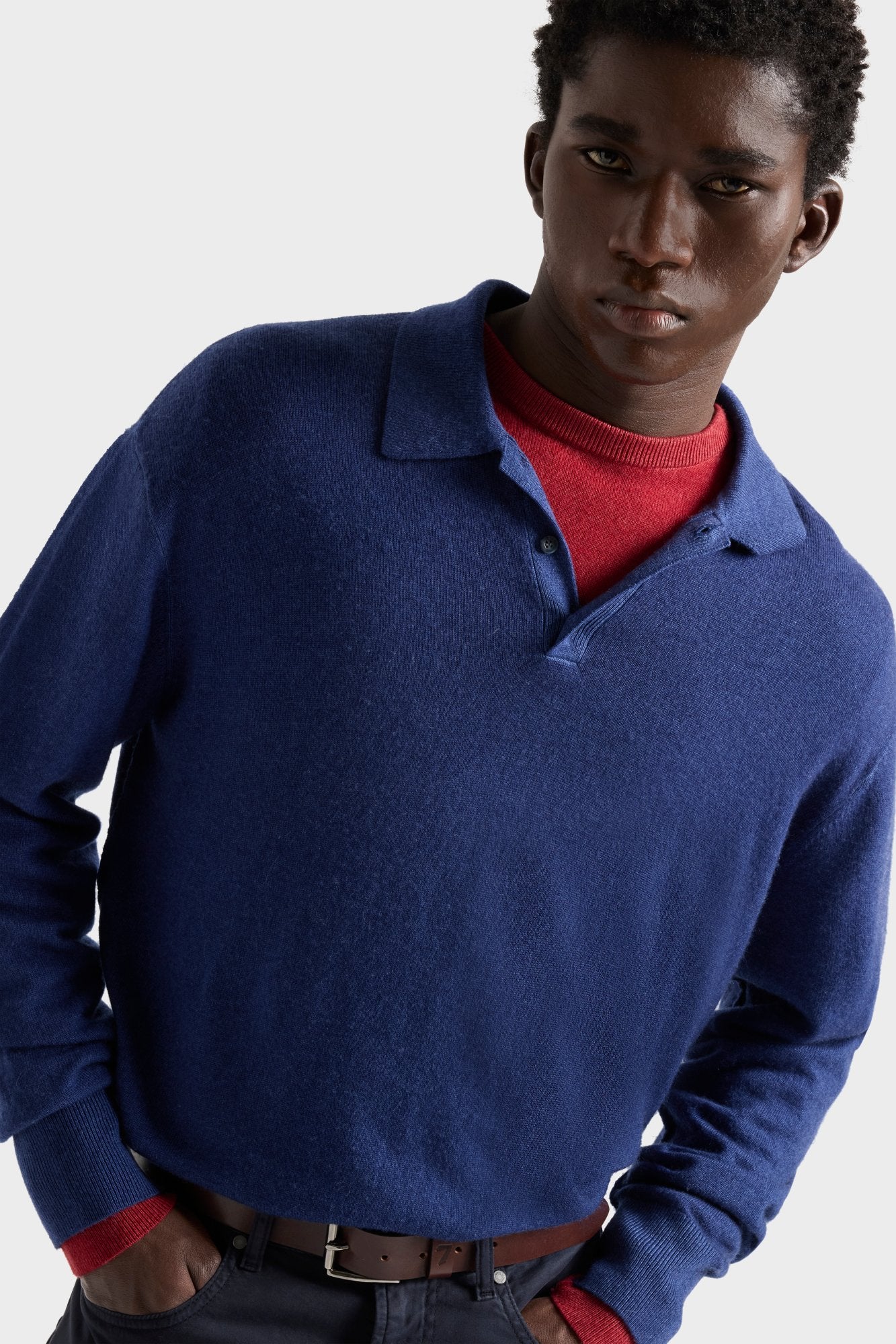 7-for-all-mankind-longsleeve-polo-pullover-herren-wool-lapis image 6