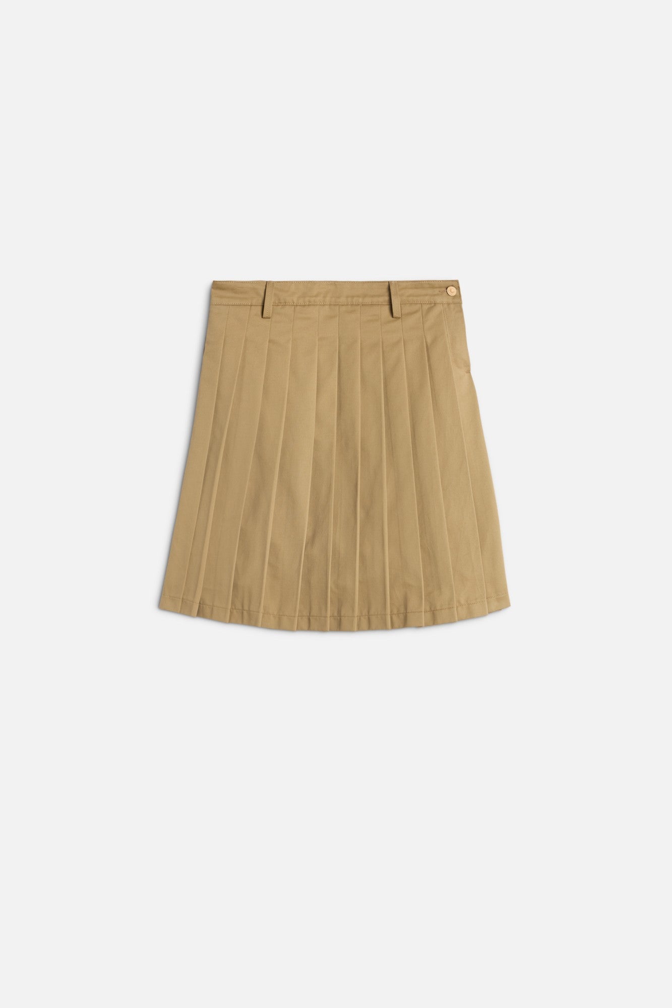 7-for-all-mankind-comfort-twill-plissee-midi-rock-sand-storm image 1