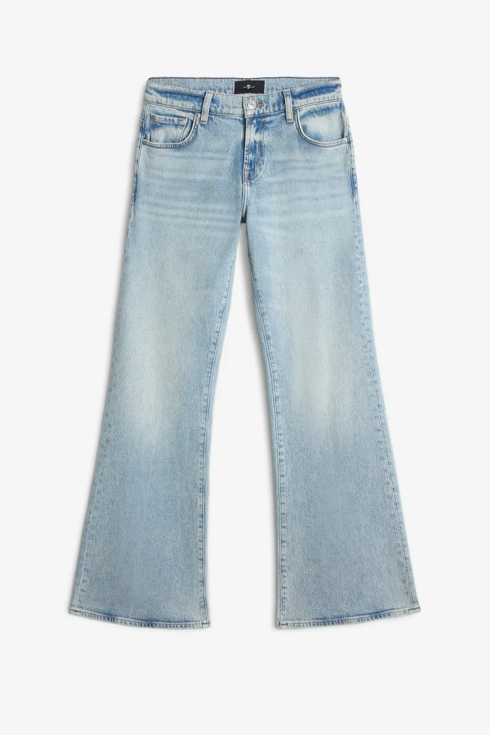 7-for-all-mankind-spencer-flare-wide-leg-jeans-damen-mankind-ode-to-mittelblau image 1