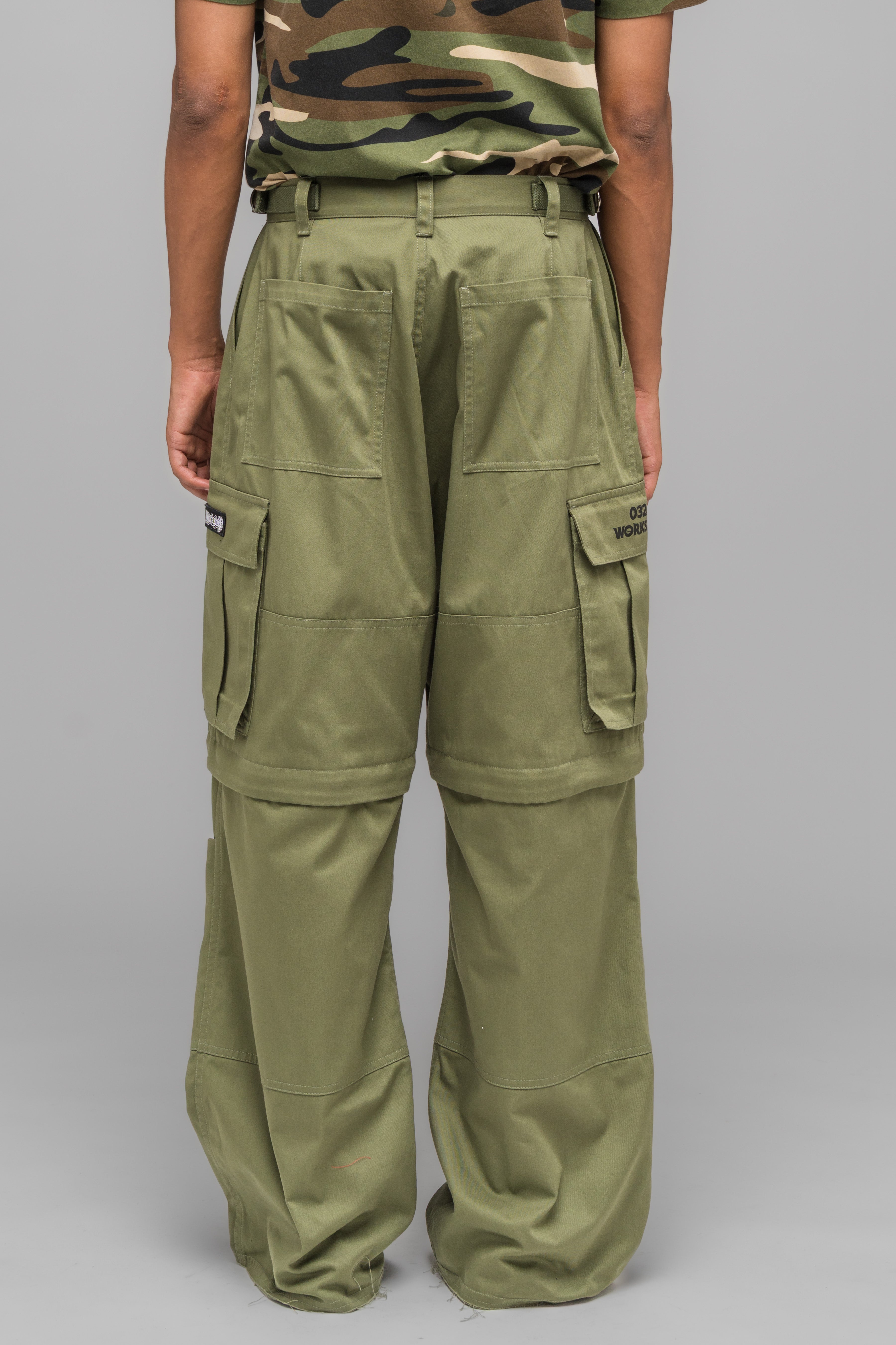 032c-masked-choice-cargo-pants-faded-green-unisex image 5