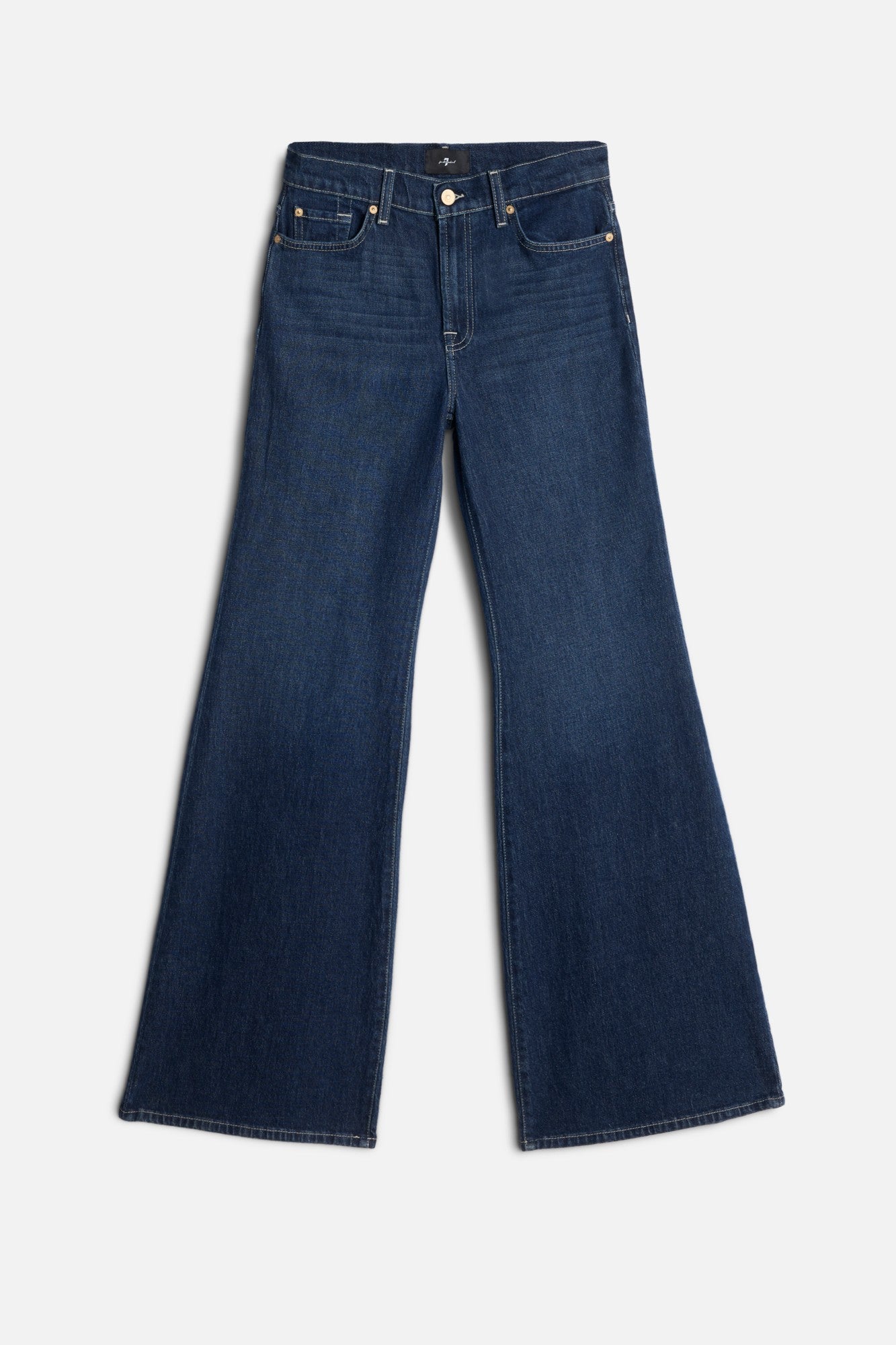 7-for-all-mankind-mankind-retro-flare-jeans-high-rise-flare-in-oceandrift image 1