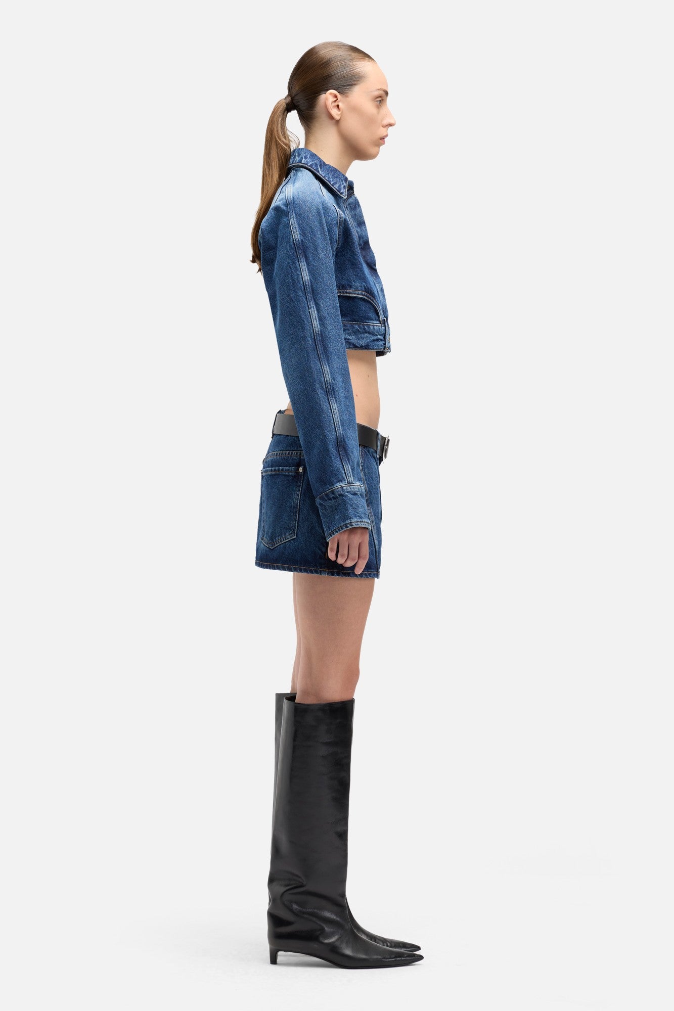 7-for-all-mankind-denim-cropped-jacket-damen-jeansjacke-in-waivy-mid-blue image 6