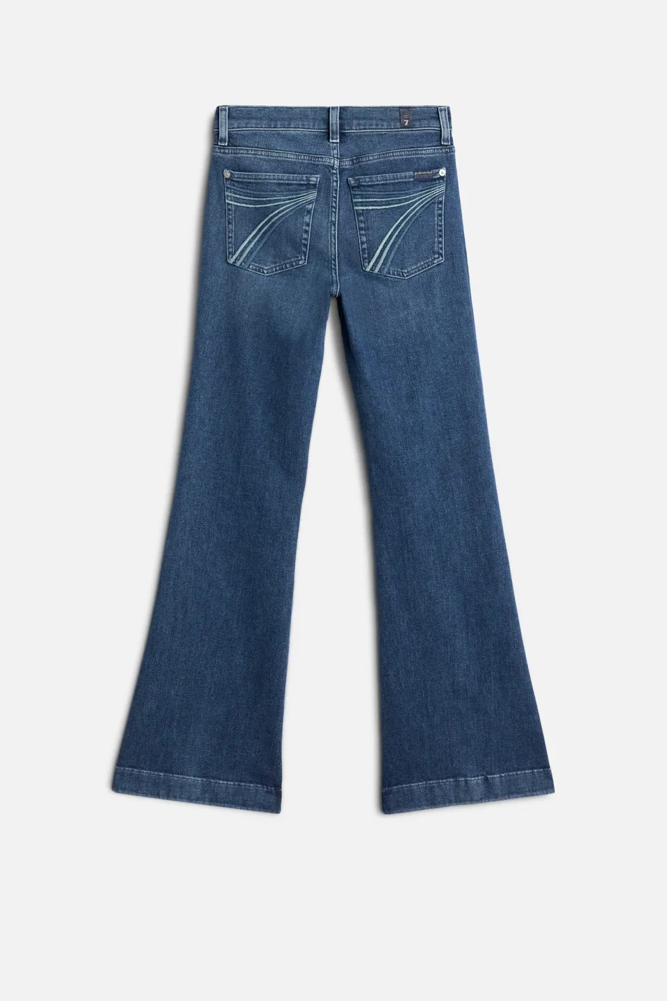 7-for-all-mankind-tailorless-dojo-flare-jeans-in-denim-flux image 1