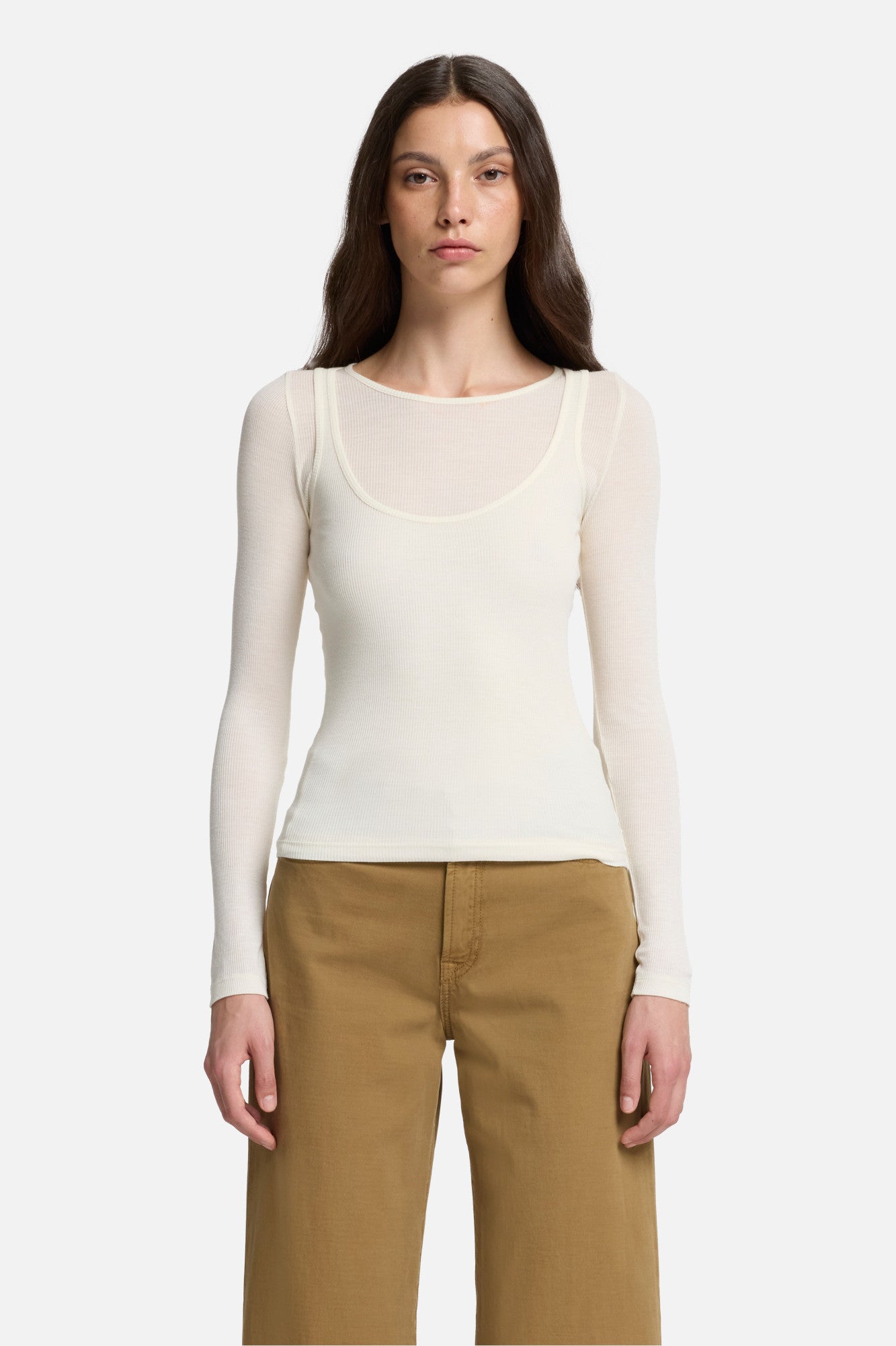 7-for-all-mankind-double-layer-longsleeve-rib-solitary-star-damen image 3