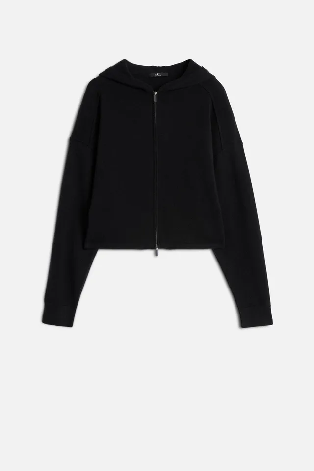 7-for-all-mankind-cashmere-zipper-hoodie-coal-damen-100-kaschmir image 1
