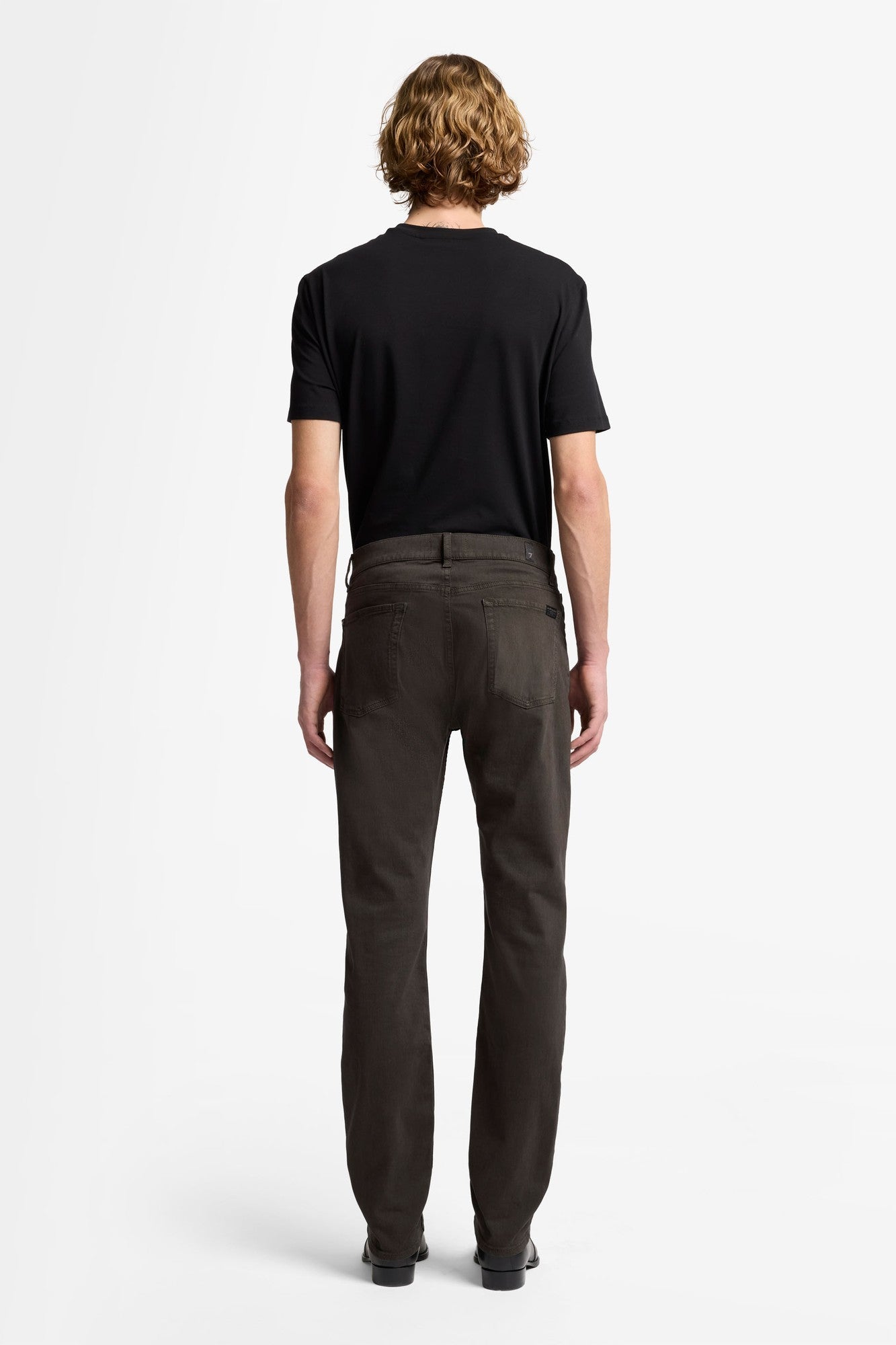 7-for-all-mankind-slimmy-slim-twill-hose-dark-olive-herren image 5