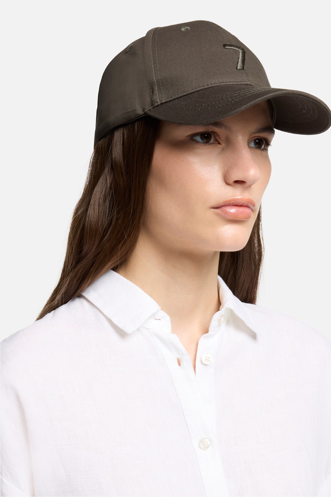 7-for-all-mankind-logo-cap-in-army-unisex-baseball-cap-army-green image 6