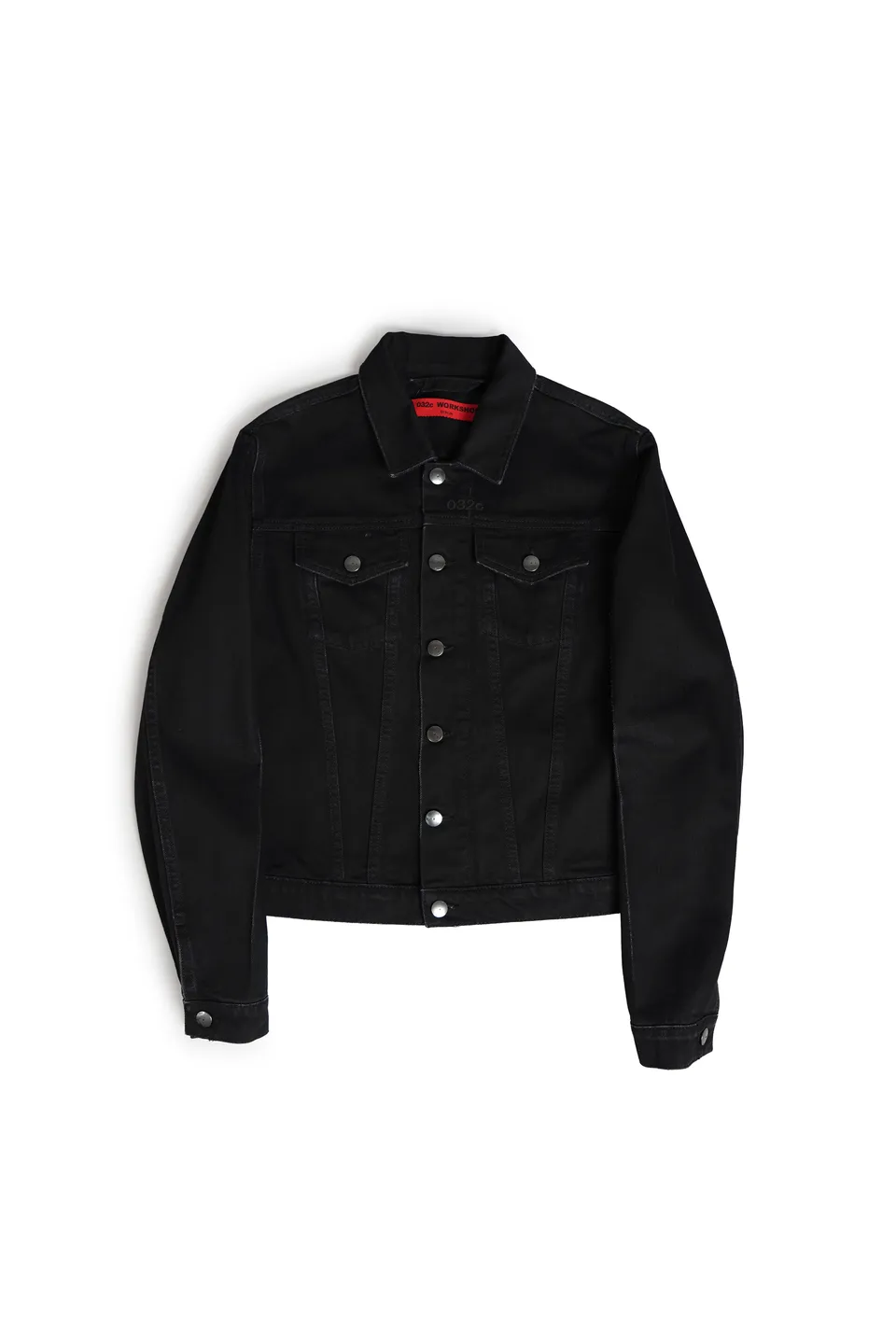032c-boxy-denim-jacket-washed-black-fw25 image 1