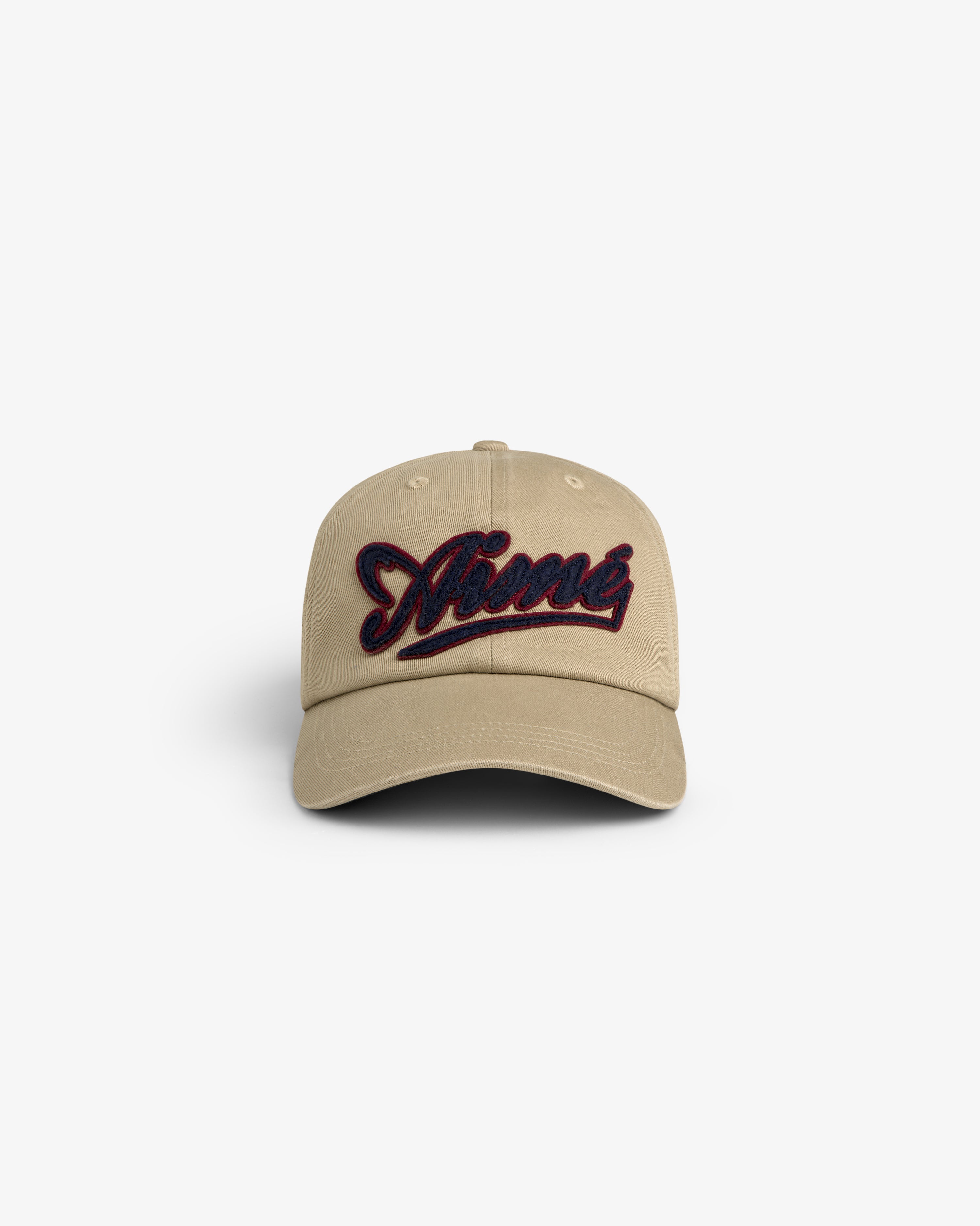 aim-leon-dore-cycling-logo-hat-tan-6-panel image 2