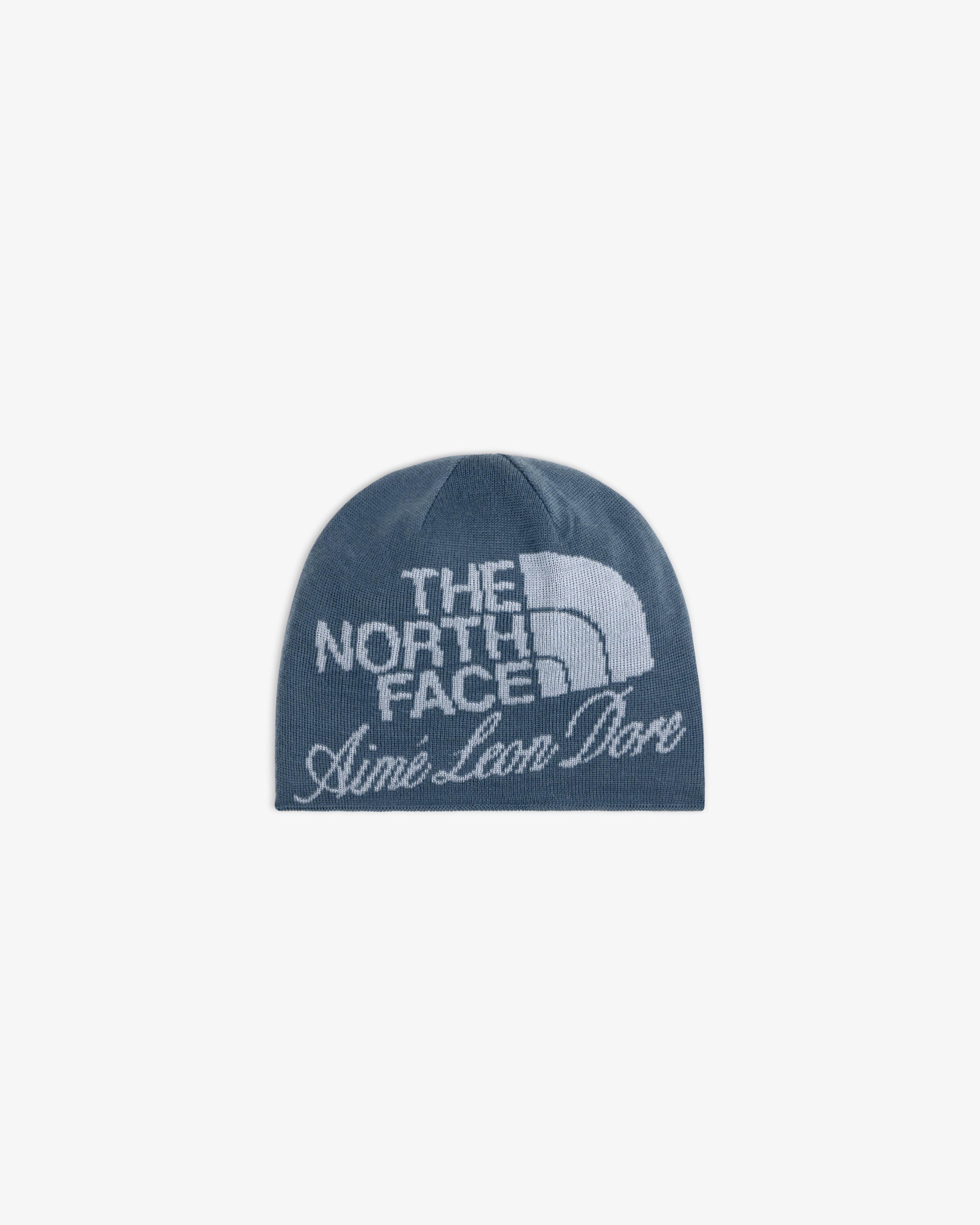 aim-leon-dore-x-the-north-face-jacquard-beanie-blau image 2