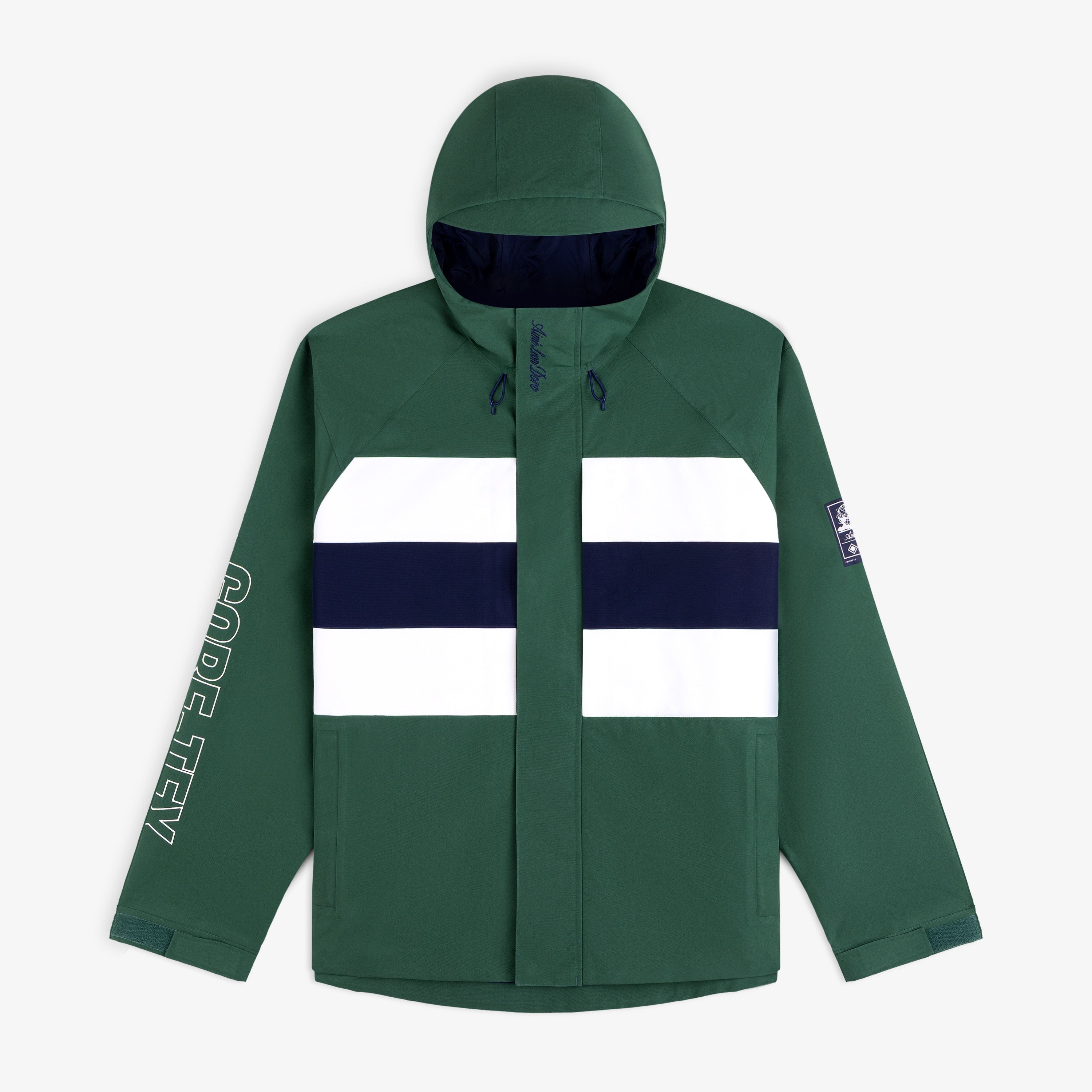 aim-leon-dore-gore-tex-striped-sailing-jacke-gr-n image 1