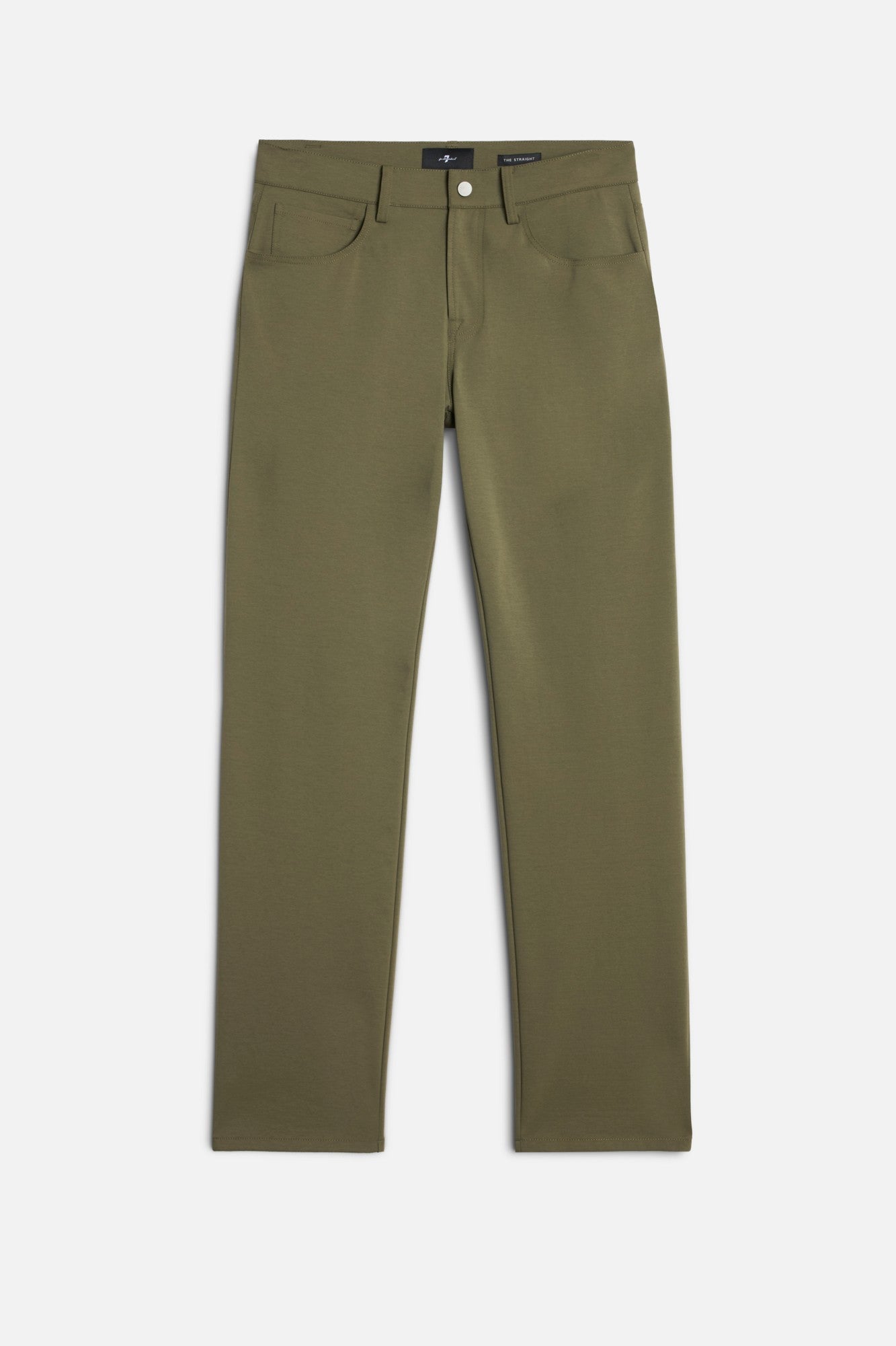 7-for-all-mankind-luxe-performance-knit-the-straight-hose-in-army image 1