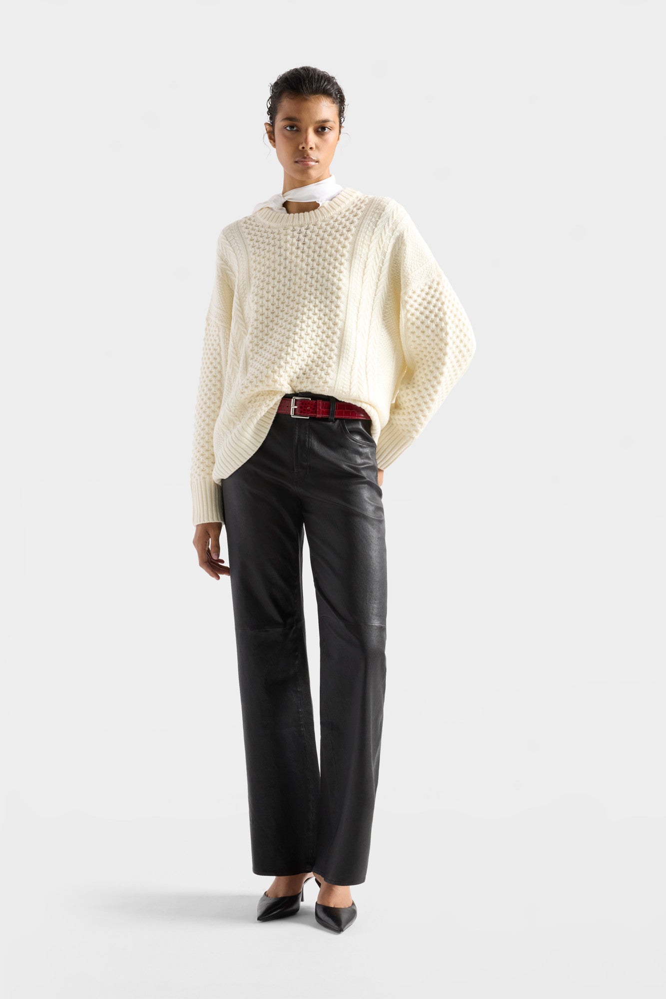 7-for-all-mankind-fisherman-crewneck-sweater-merino-wool-ecru image 2