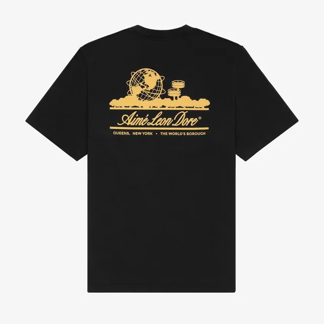 aim-leon-dore-unisphere-tee-schwarz image 1