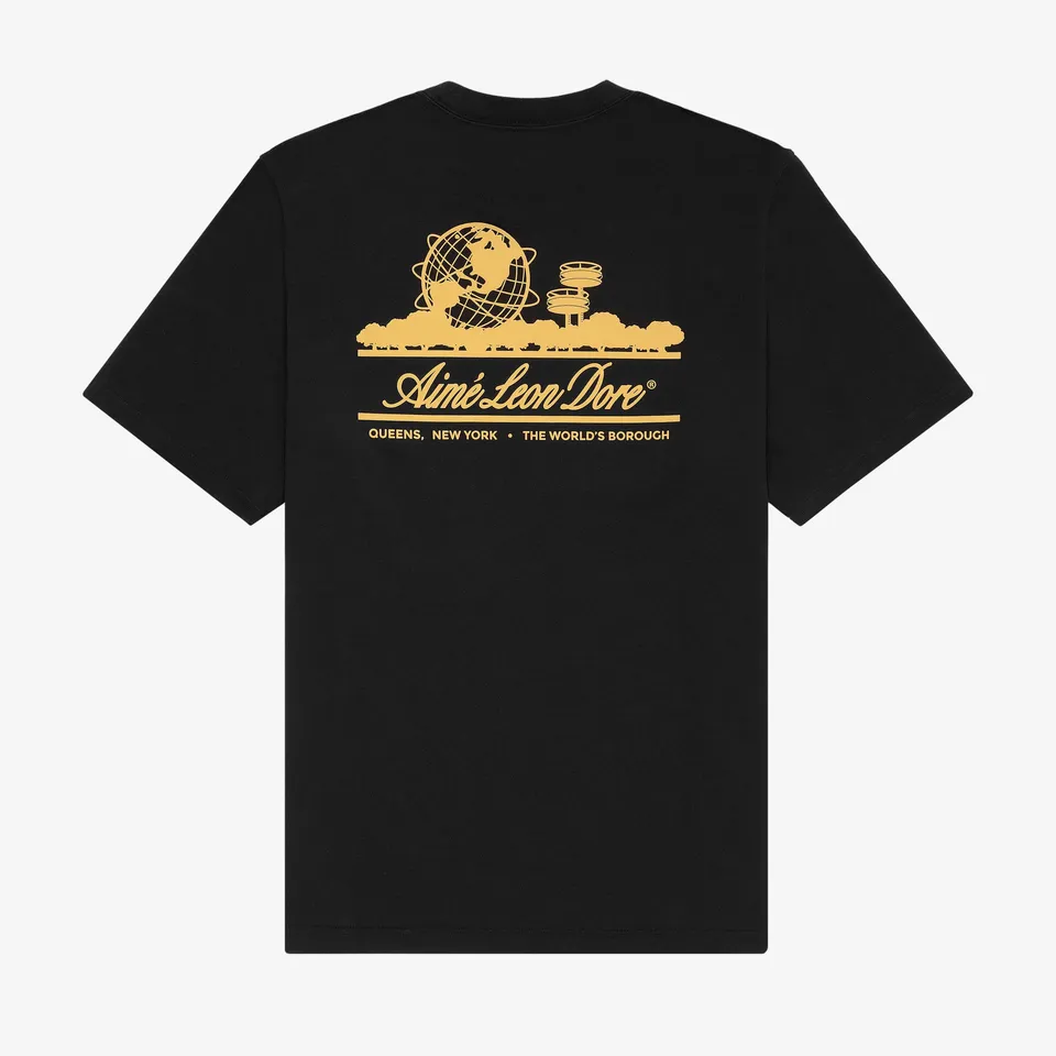 aim-leon-dore-unisphere-tee-schwarz image 1