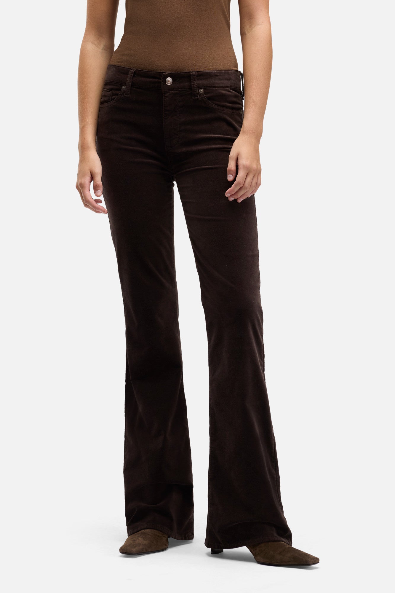 7-for-all-mankind-leggy-bootcut-samt-hose-velvet-chocolate image 3