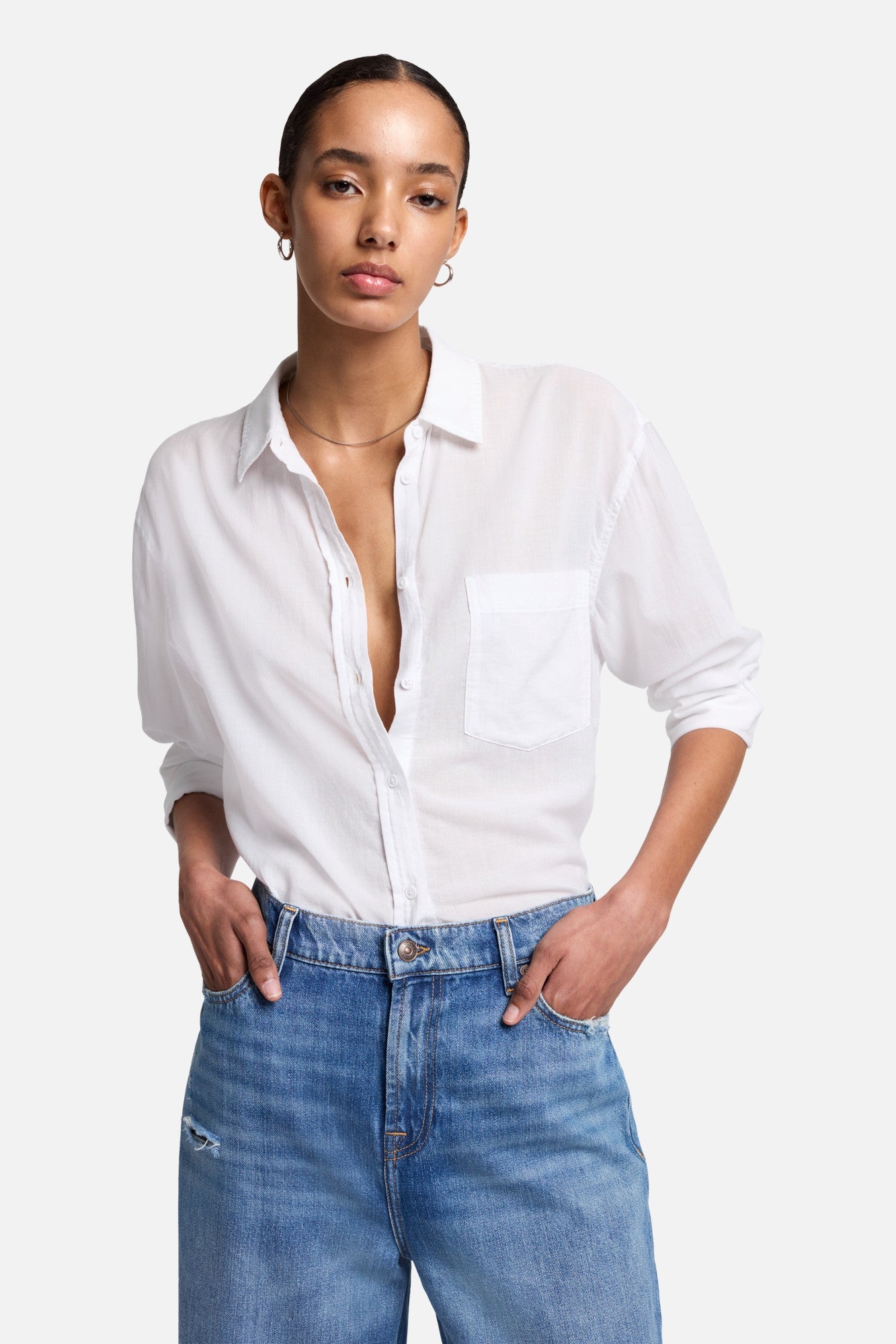 7-for-all-mankind-classic-button-up-shirt-white-damen image 3