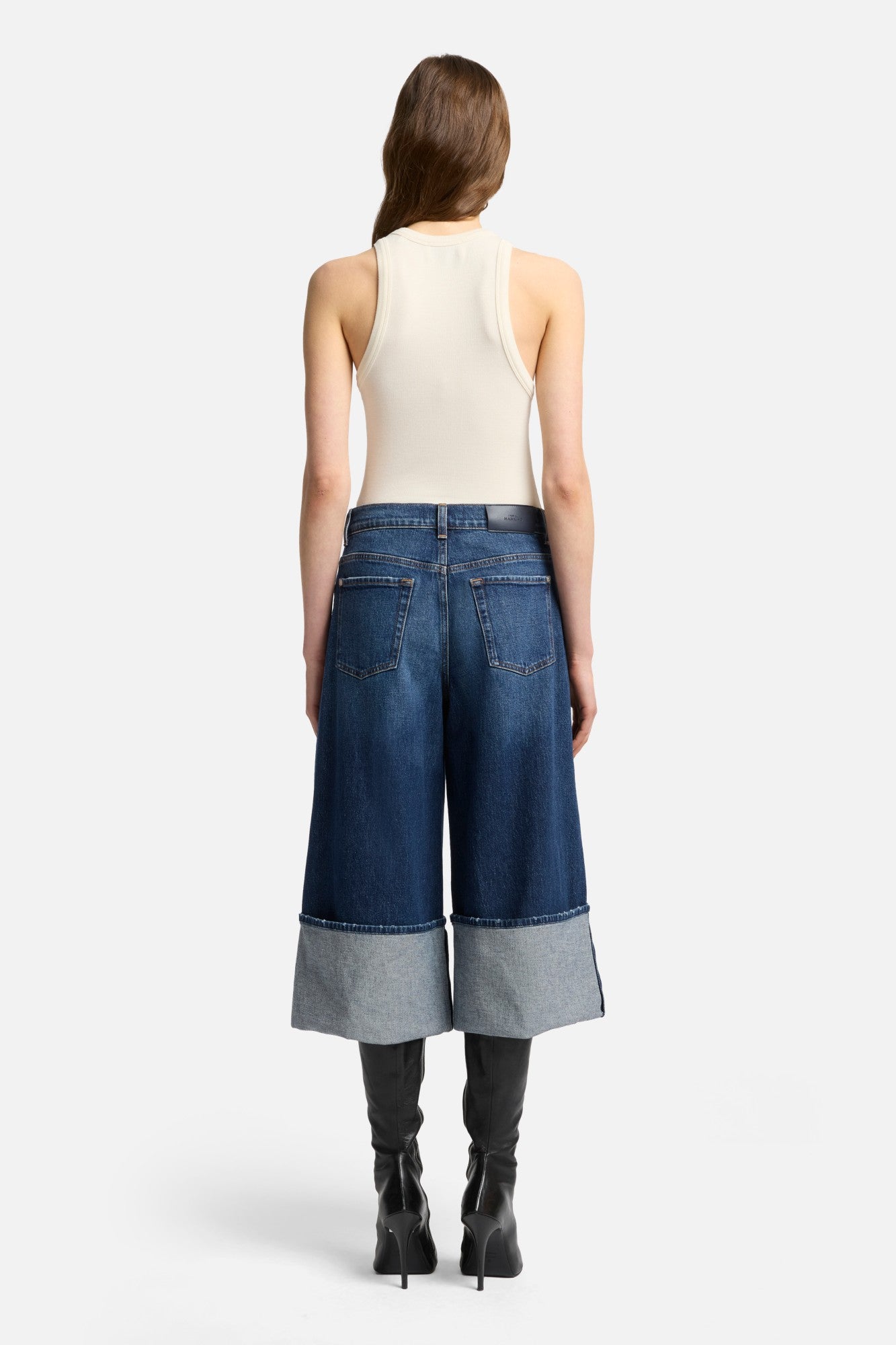 7-for-all-mankind-mankind-cuffed-denim-culotte-radar-damen image 5