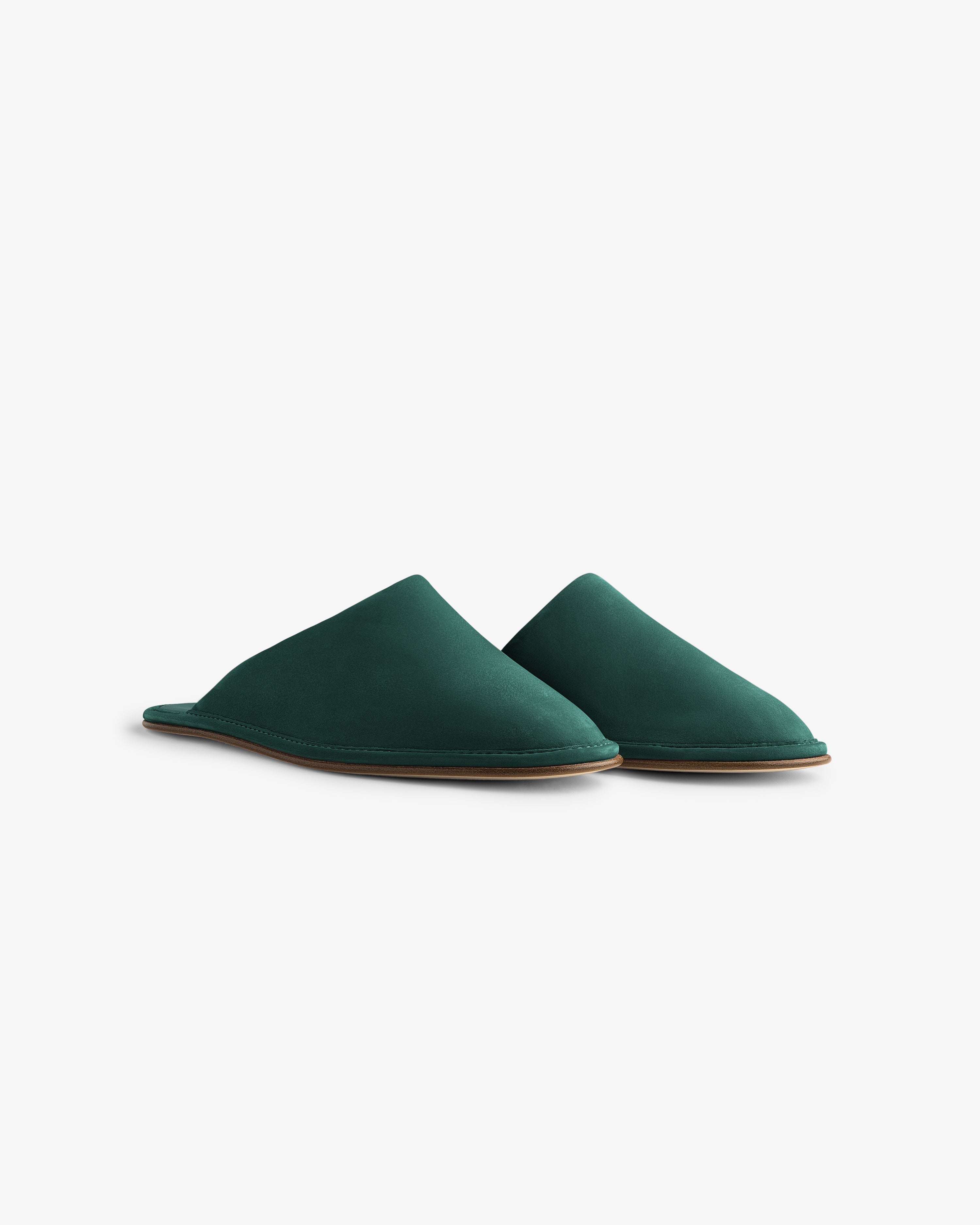 aim-leon-dore-nubuck-travel-slipper-gr-n-unisex-slipper-italien-leder image 2