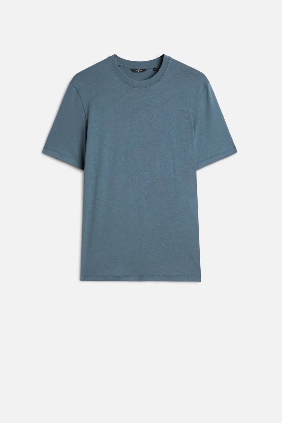 7-for-all-mankind-lyocell-crewneck-tee-t-shirt-titan-herren image 1