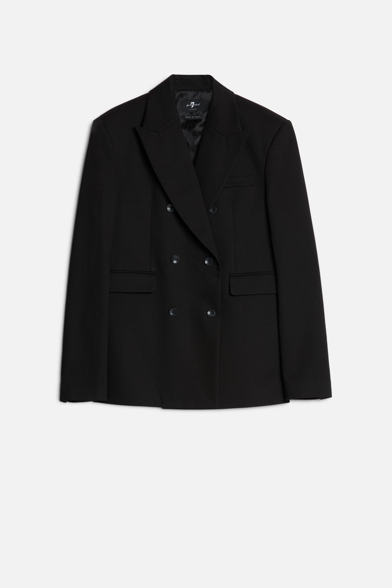 7-for-all-mankind-double-breasted-blazer-black-damen-made-in-italy image 1