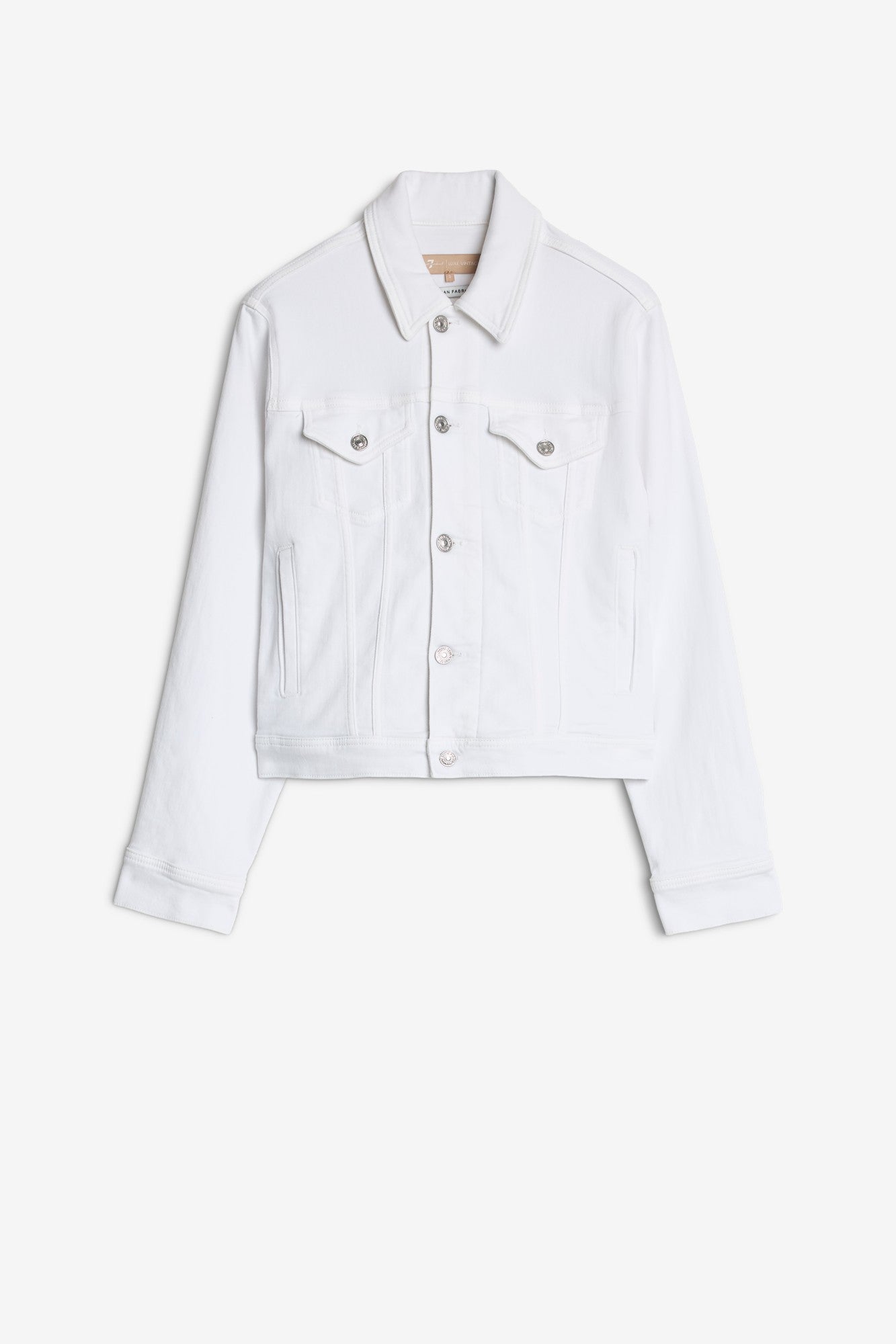 7-for-all-mankind-classic-trucker-jacke-luxe-vintage-soleil image 1