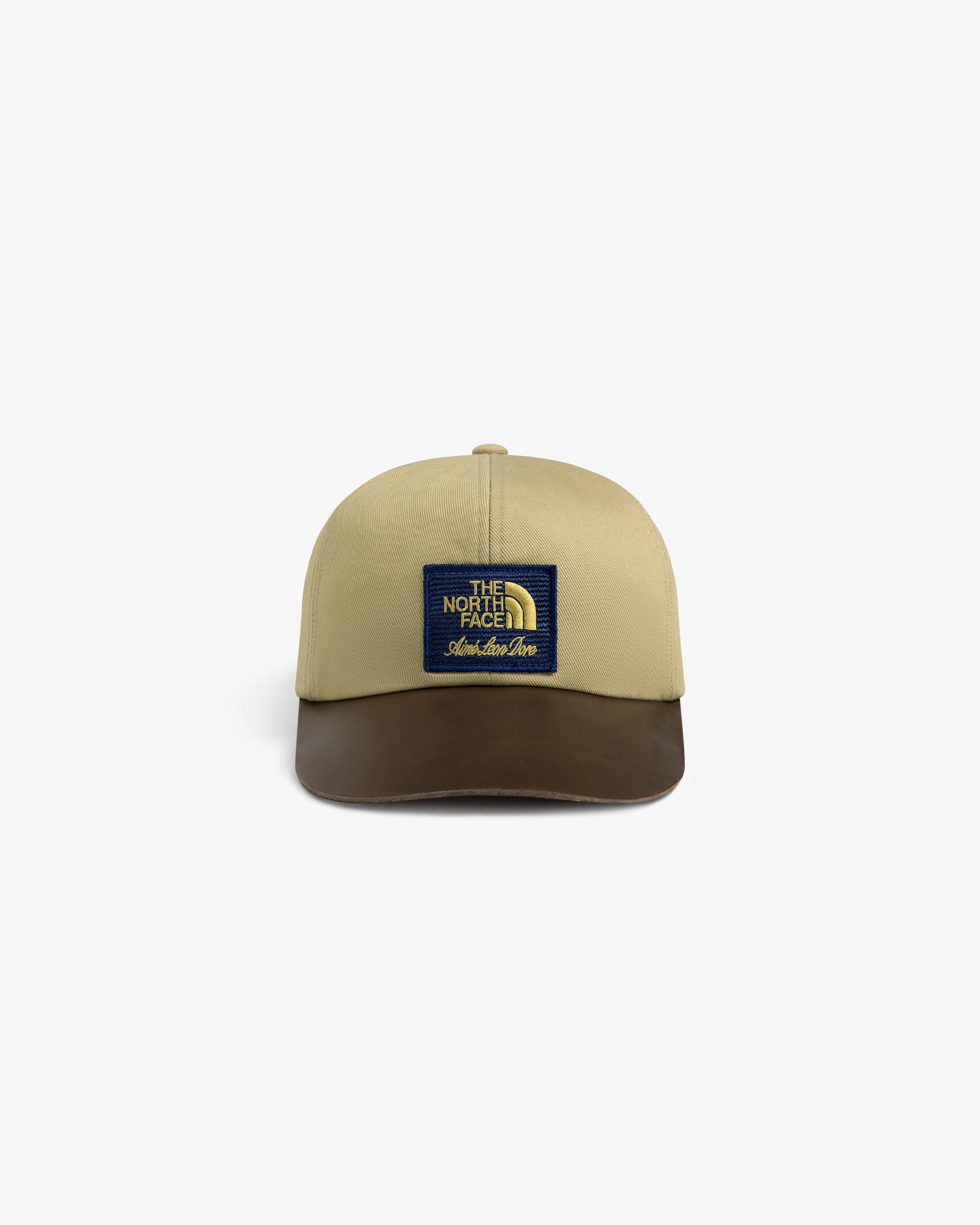 aim-leon-dore-ald-the-north-face-leather-brim-logo-hat image 2