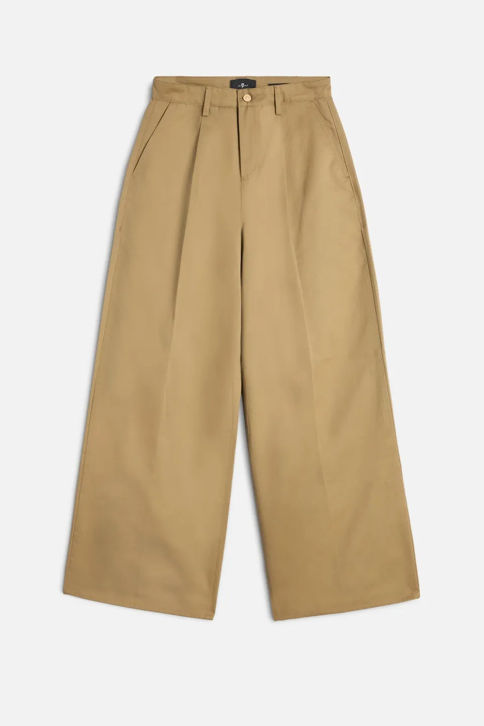 7-for-all-mankind-comfort-twill-pleated-trouser-sand-storm image 1