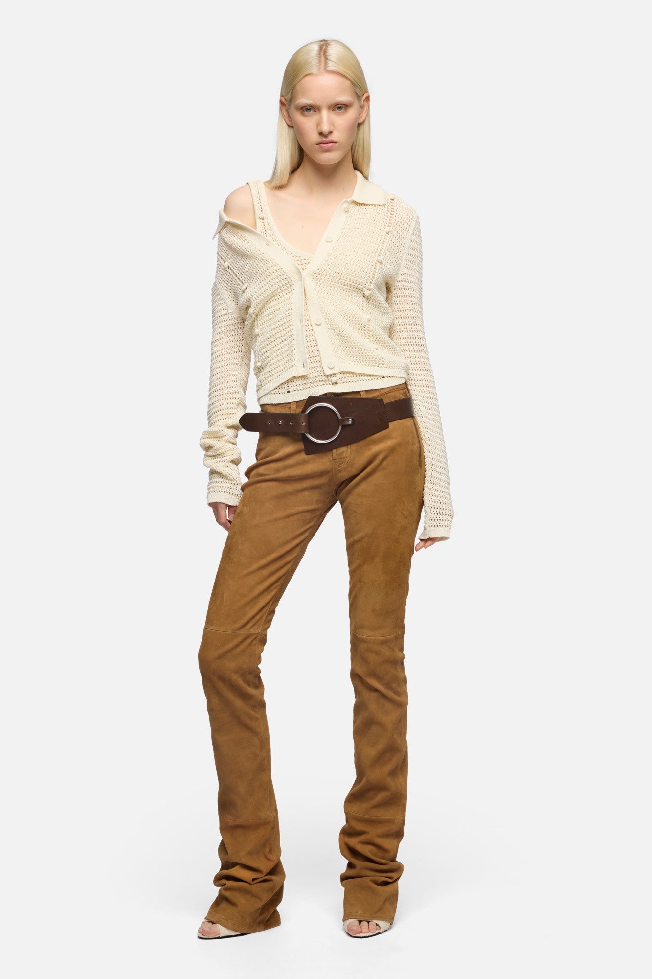 7-for-all-mankind-low-skinny-boot-suede-bootcut-hose-caramel image 2
