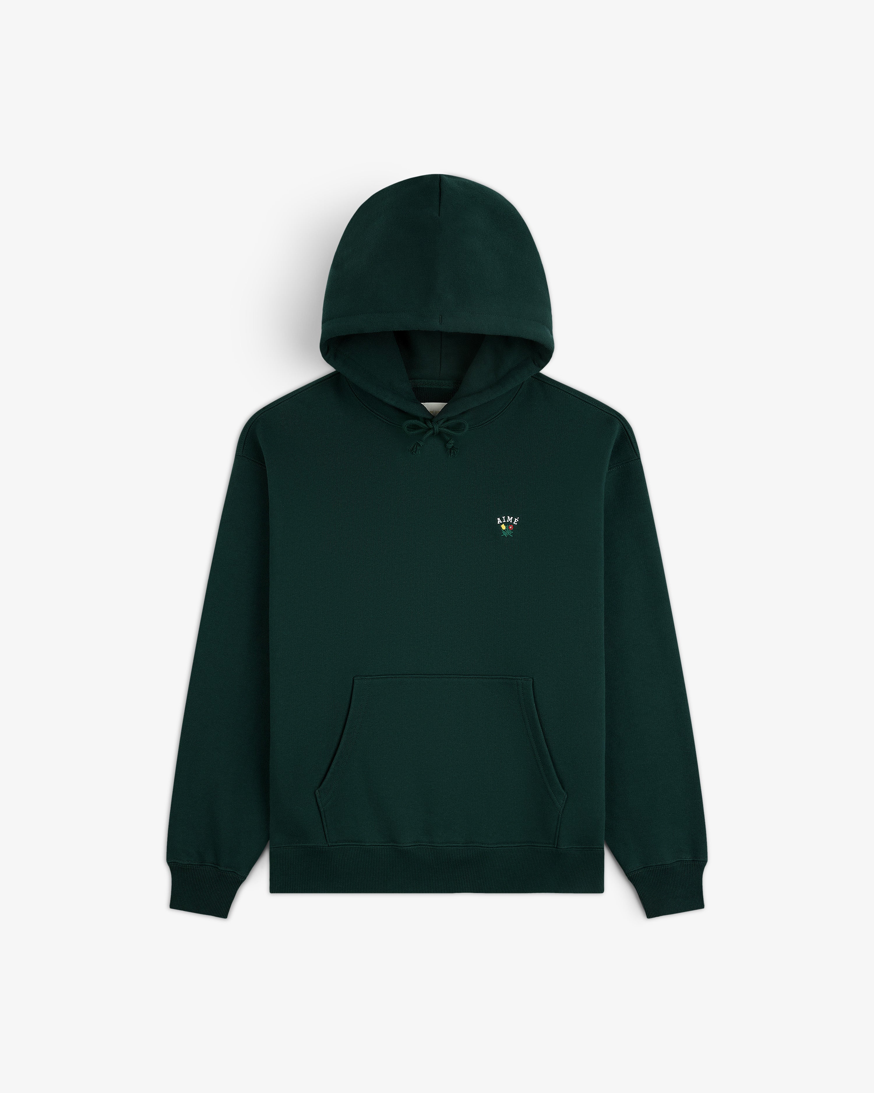 aim-leon-dore-crest-hoodie-aus-schwerer-baumwolle-gr-n image 2