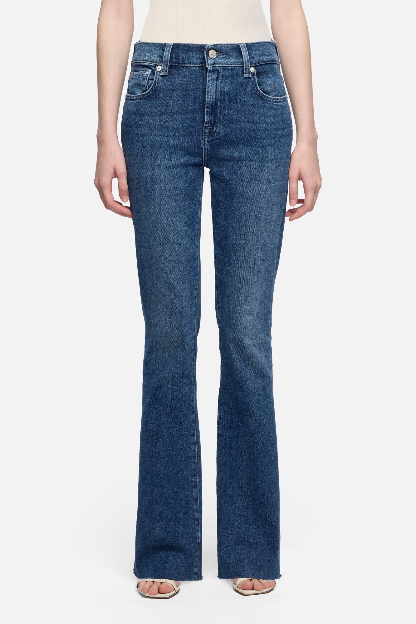 7-for-all-mankind-tailorless-bootcut-denim-flux-jeans-damen image 3