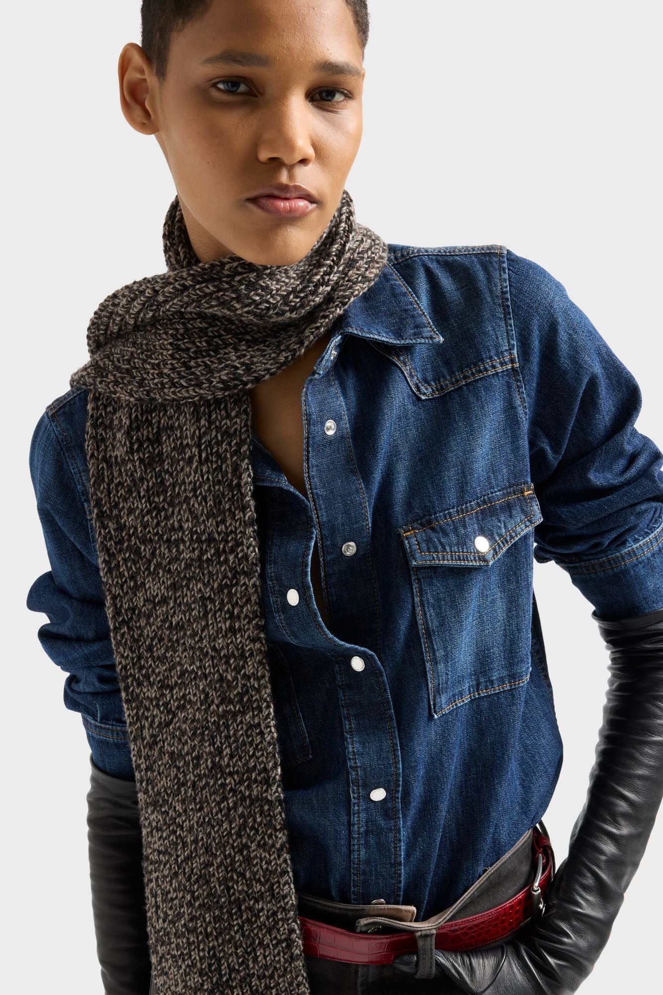7-for-all-mankind-western-shirt-denim-rainfall-damen-westernhemd image 4